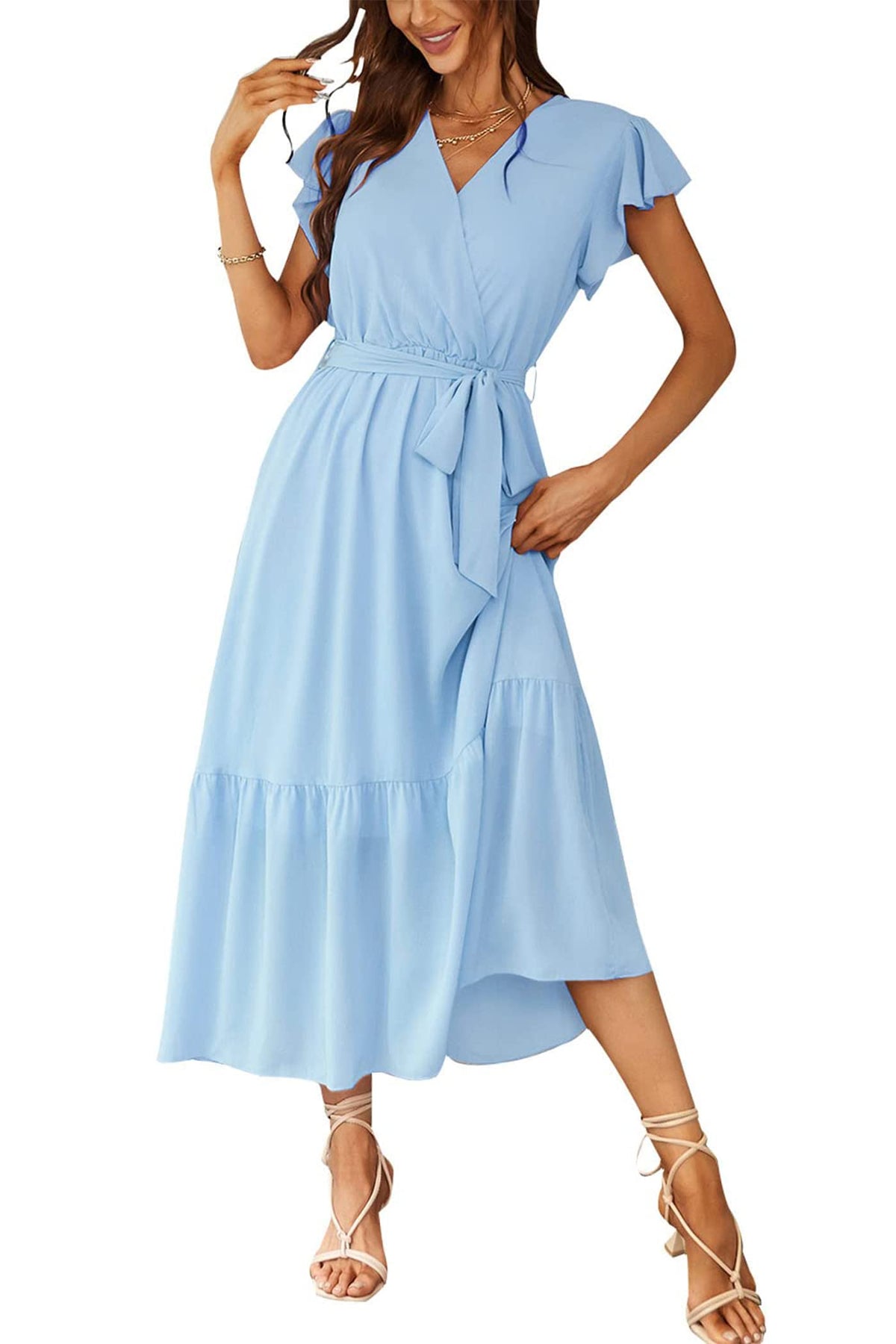 PRETTYGARDEN Women's Summer Floral Boho Maxi Dress