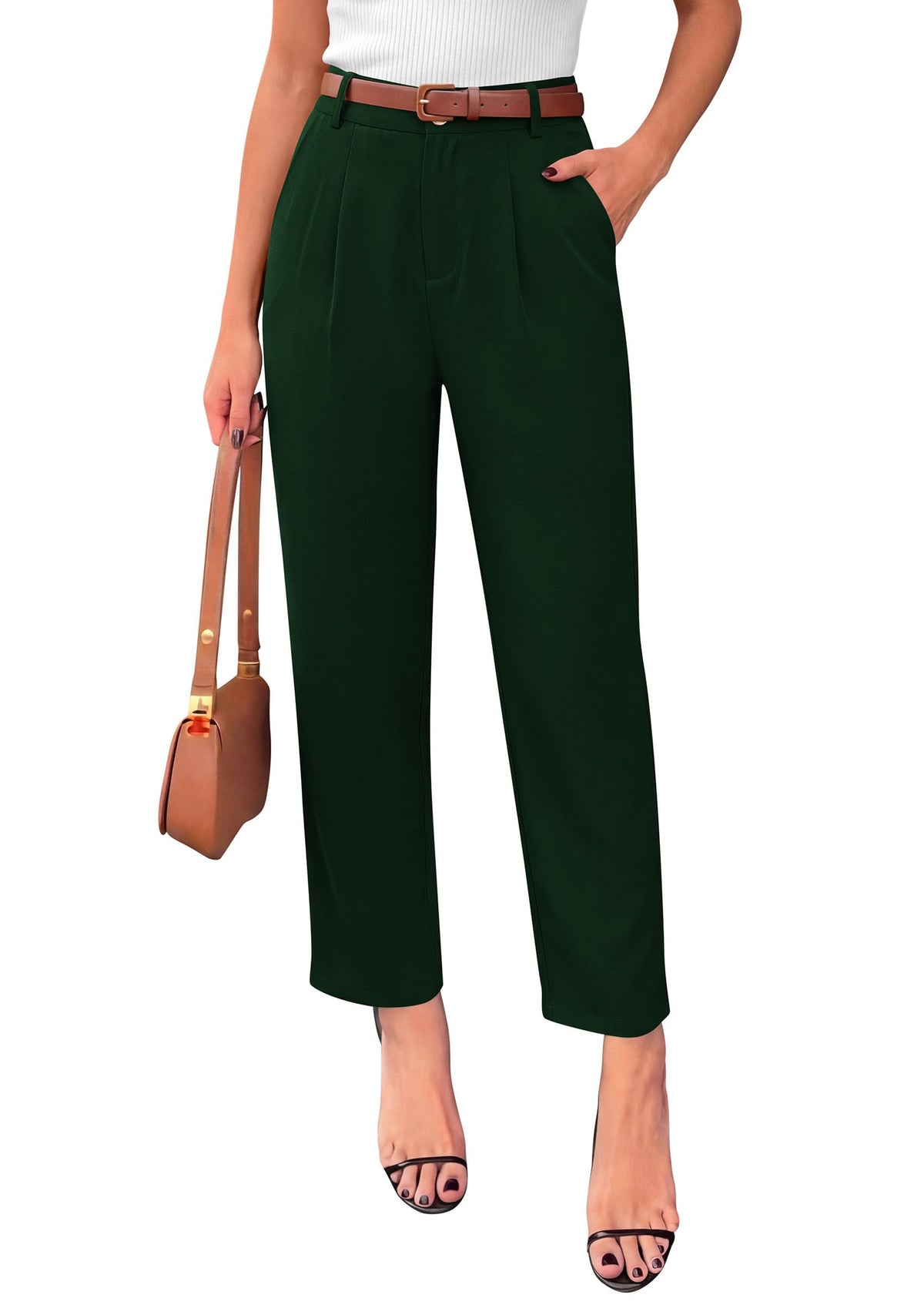 PRETTYGARDEN Womens Dress Pants Business Casual Outfits