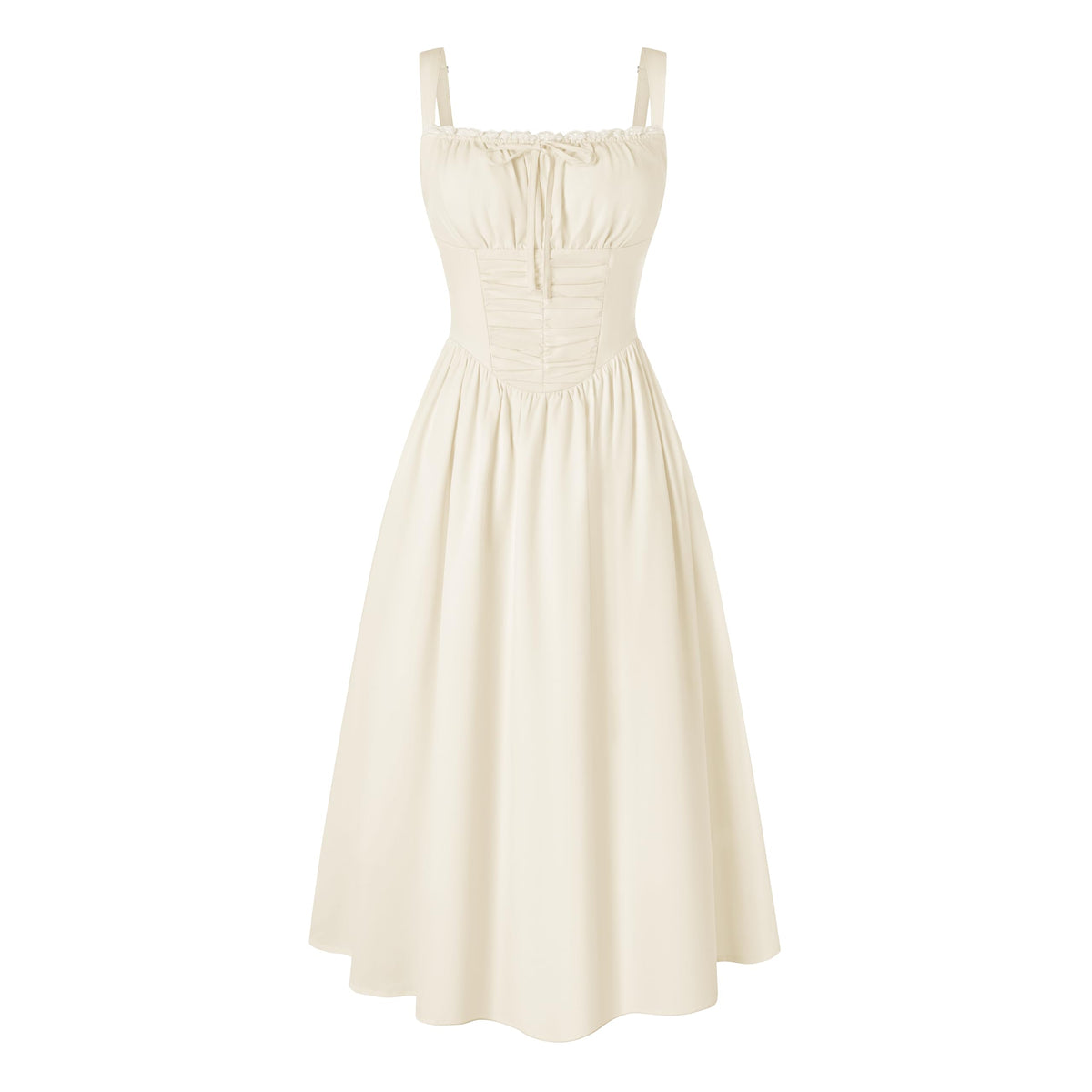 Scarlet Darkness Women Corset Midi Dress Homecoming Cocktail Party Sundress