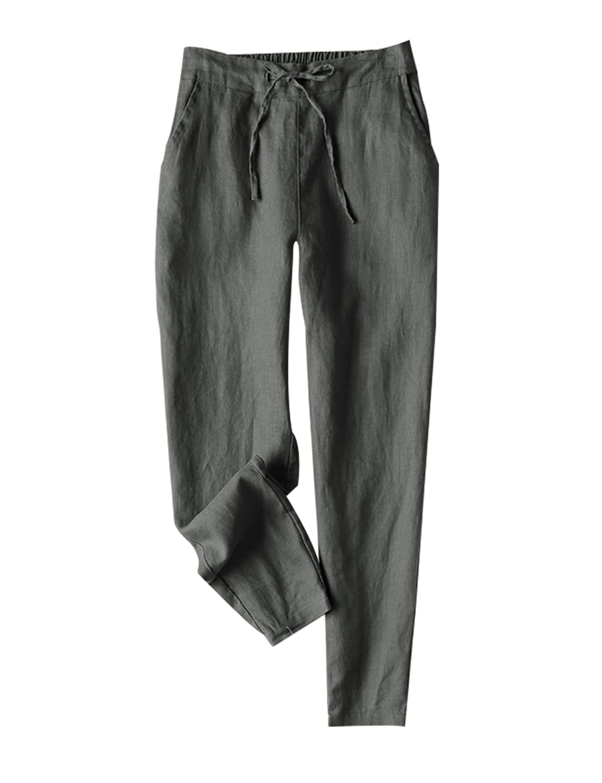 Tanming Cotton Linen Pants for Women Summer Casual Trousers