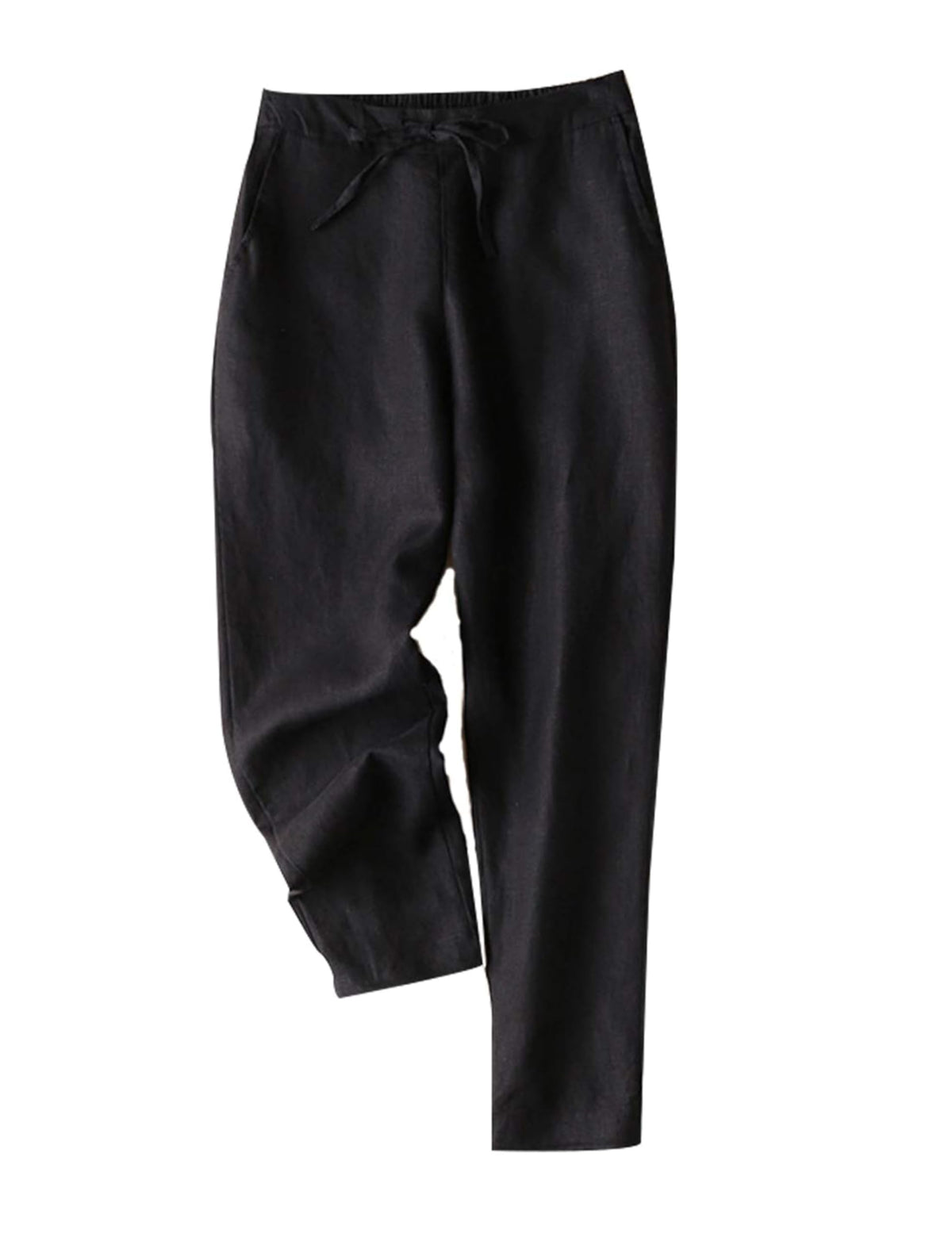 Tanming Cotton Linen Pants for Women Summer Casual Trousers