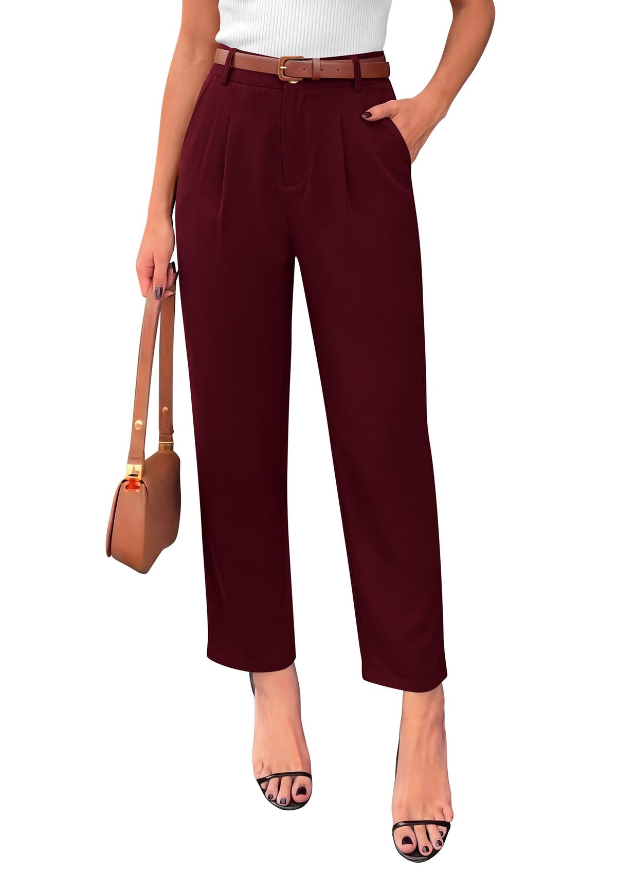 PRETTYGARDEN Womens Dress Pants Business Casual Outfits