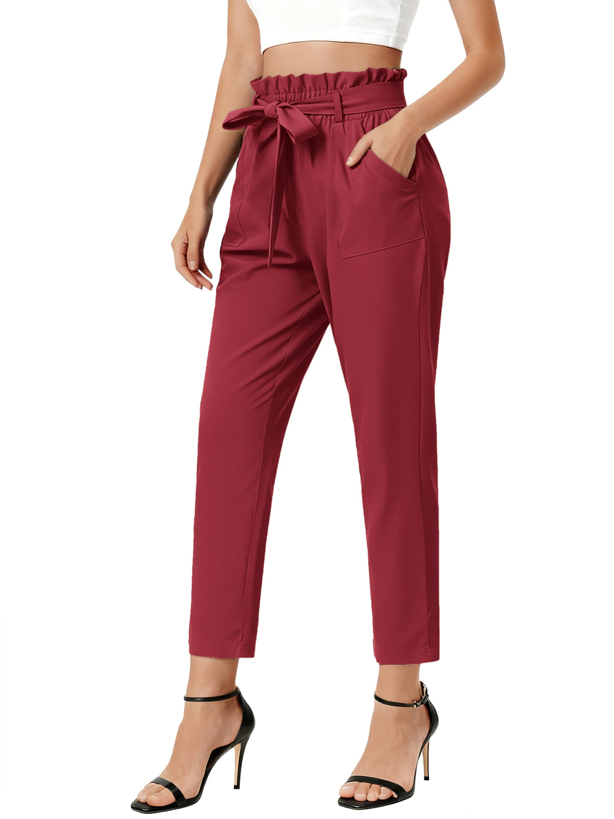 GRACE KARIN Women Work Pants, High Waist Dressy Trousers Business Casual