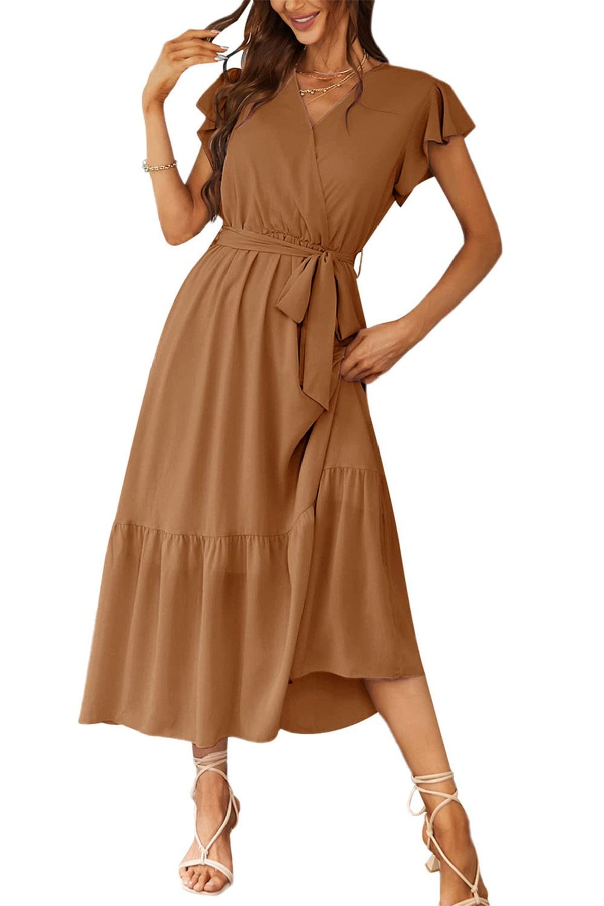 PRETTYGARDEN Women's Summer Floral Boho Maxi Dress