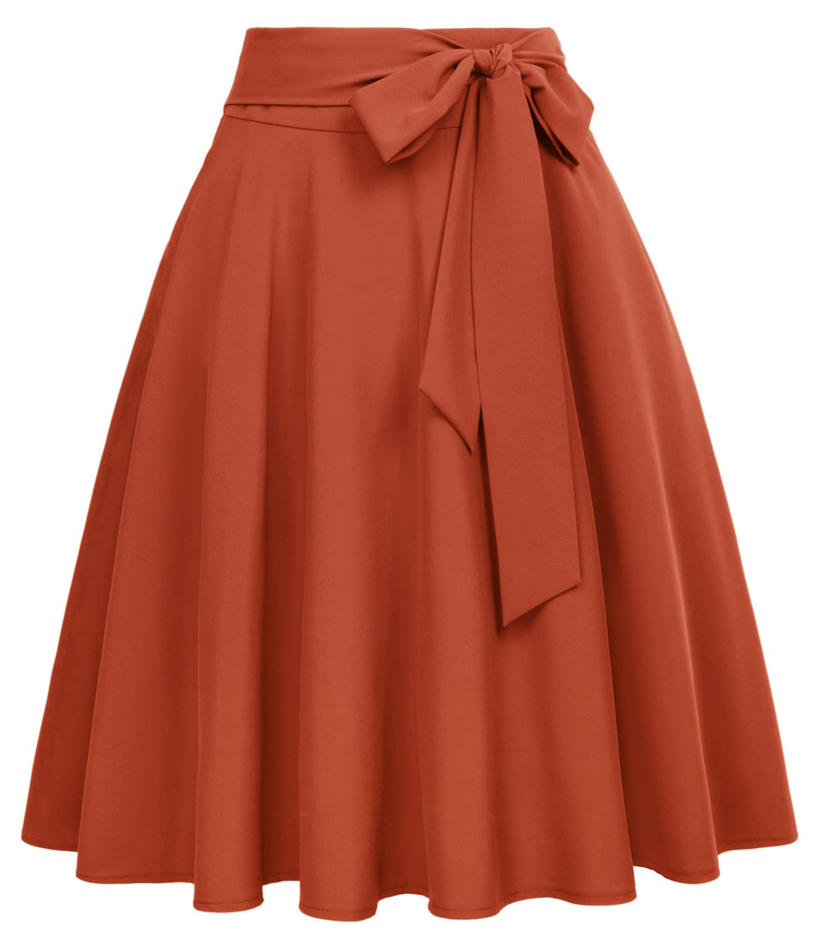Belle Poque Women High Waisted A Line Skirt with Pockets