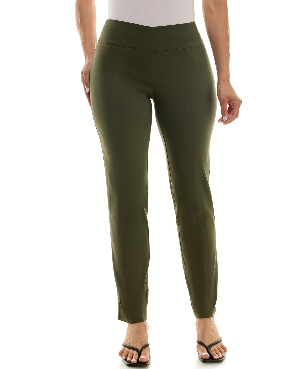 Zac & Rachel Women's Pull On Slim Leg Pant with Millennium Fabric