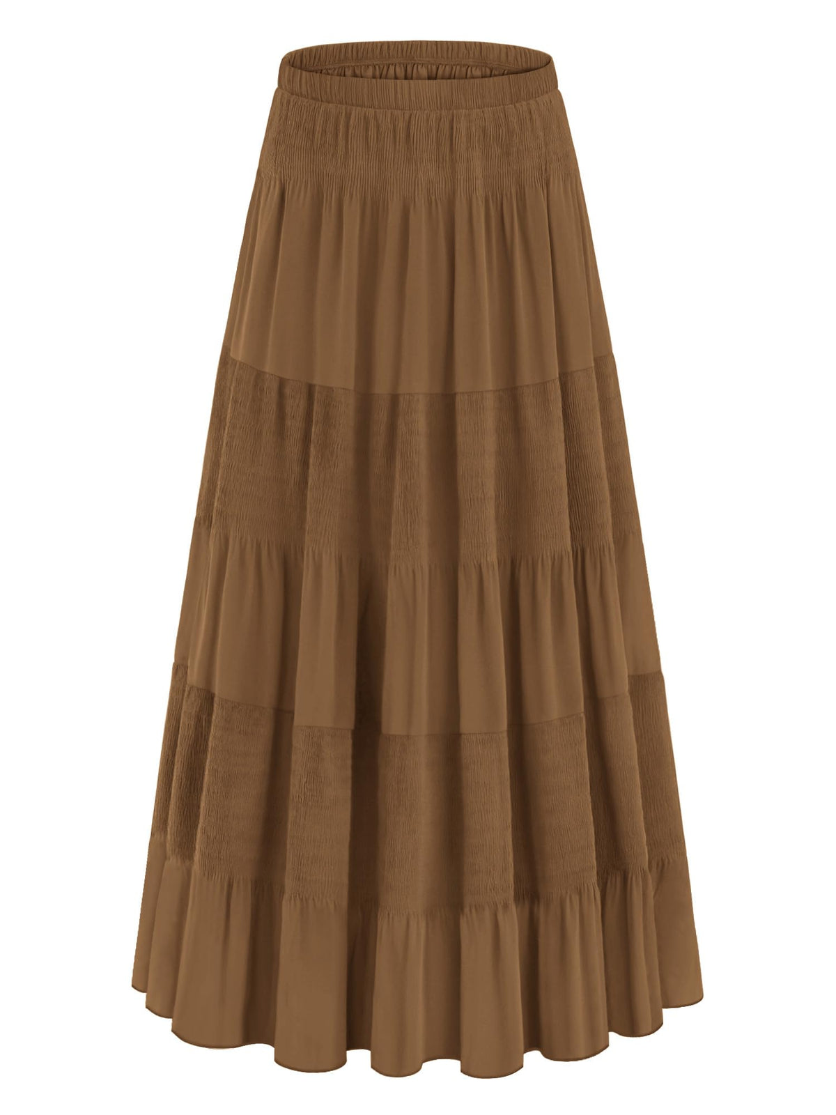 onlypuff Maxi Skirt Women Western Midi Chiffon Flowy Boho Fall Outfits