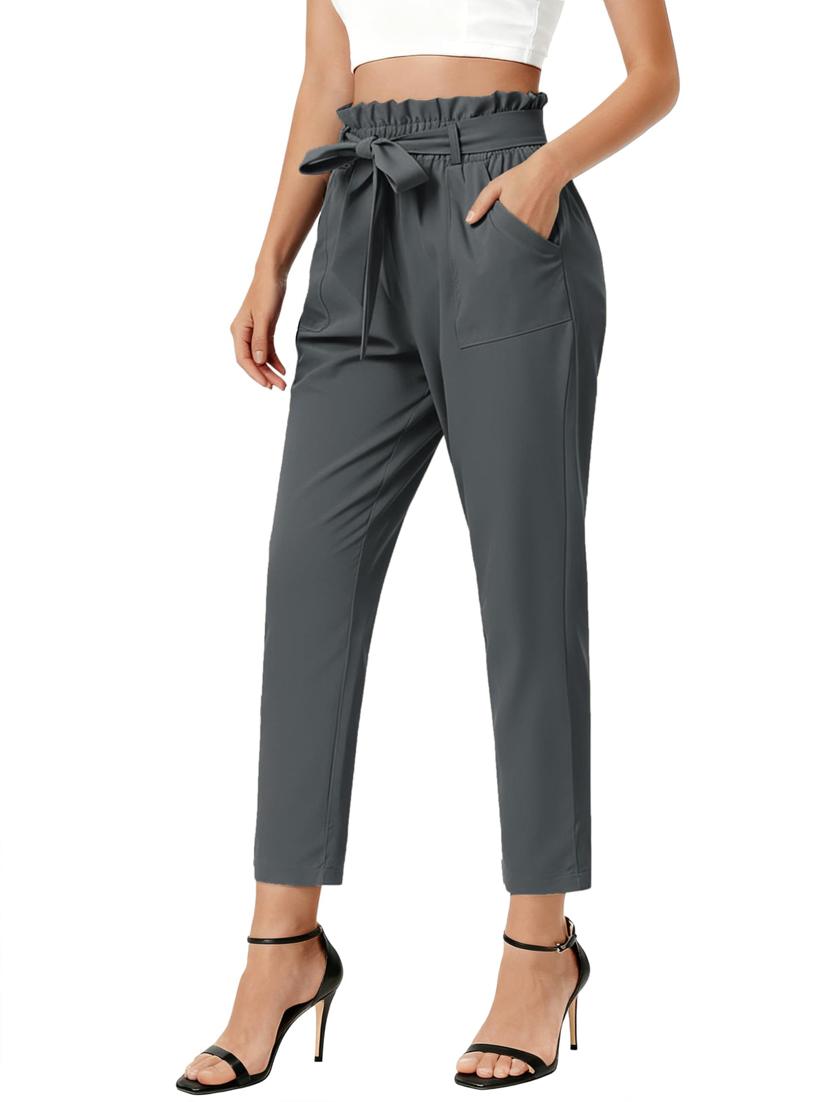 GRACE KARIN Women Work Pants, High Waist Dressy Trousers Business Casual