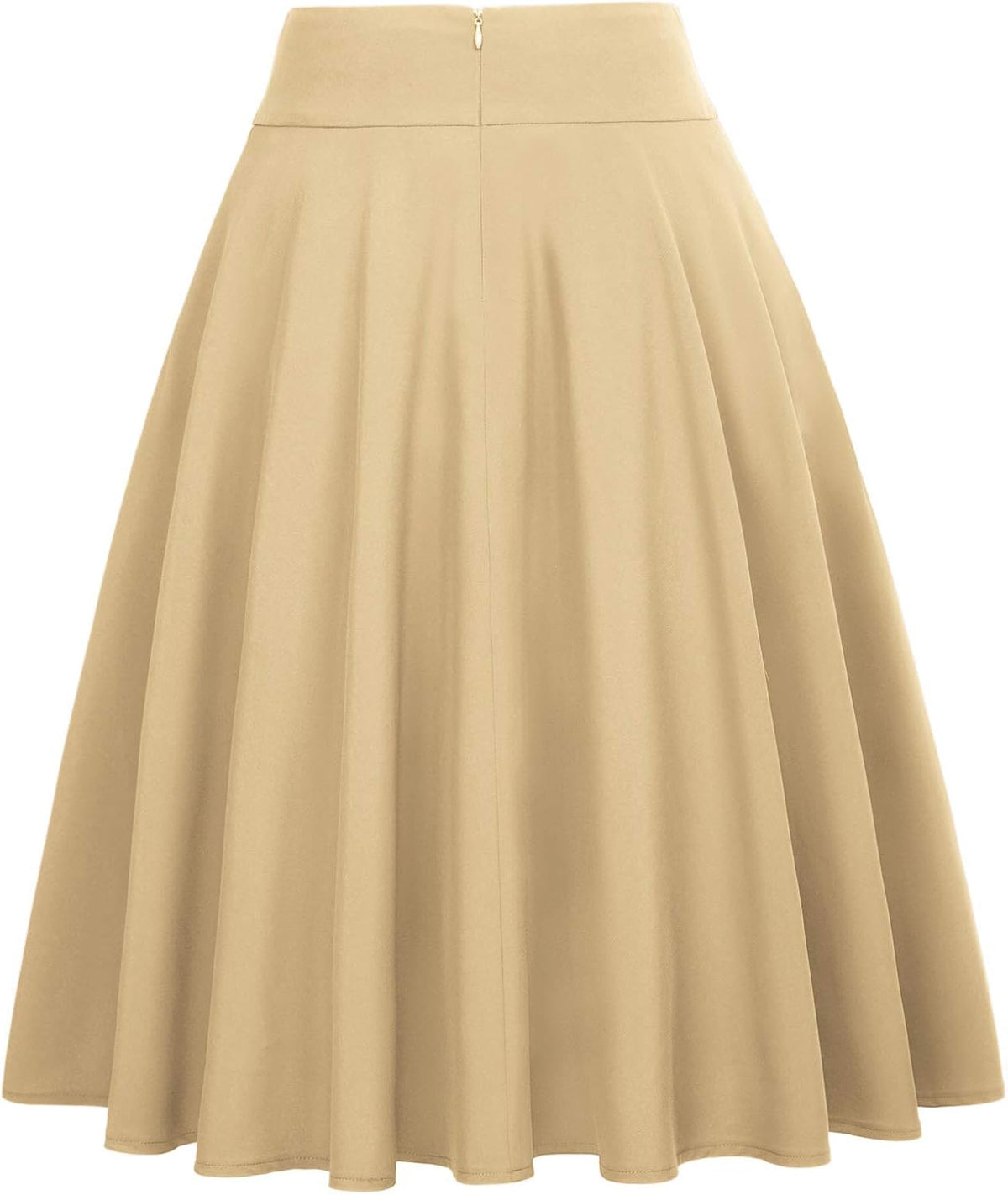 Belle Poque Women High Waisted A Line Skirt with Pockets