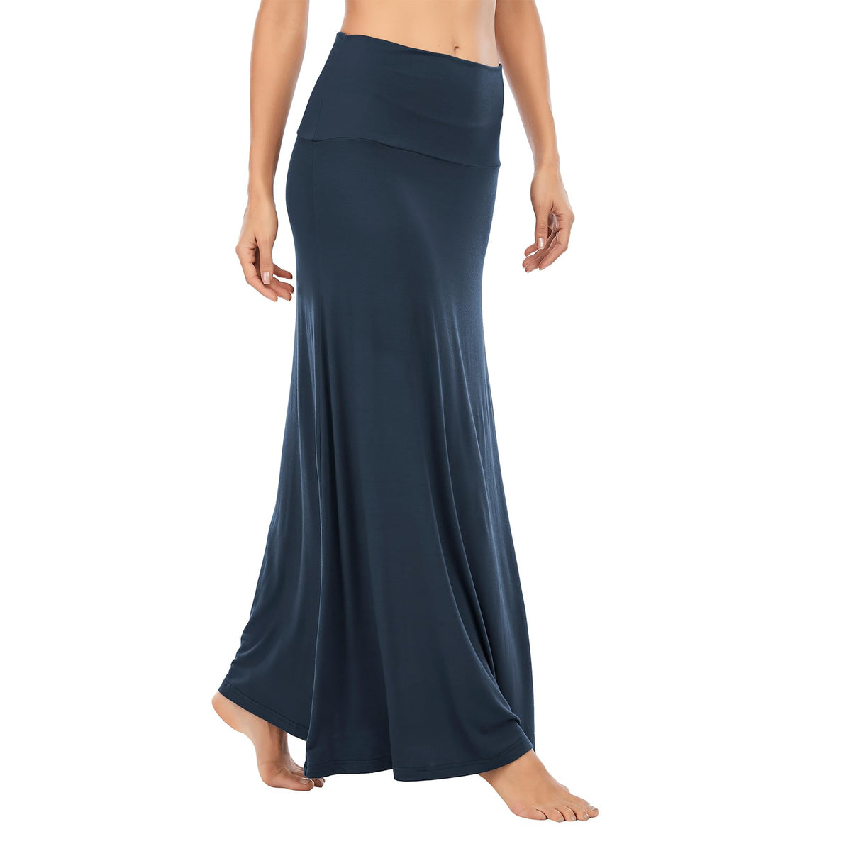 Zando Long Skirts for Women Tummy Control Boho Maxi Skirts
