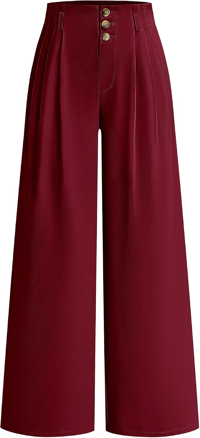 BTFBM Wide Leg Dress Pants Women Business Casual Outfits