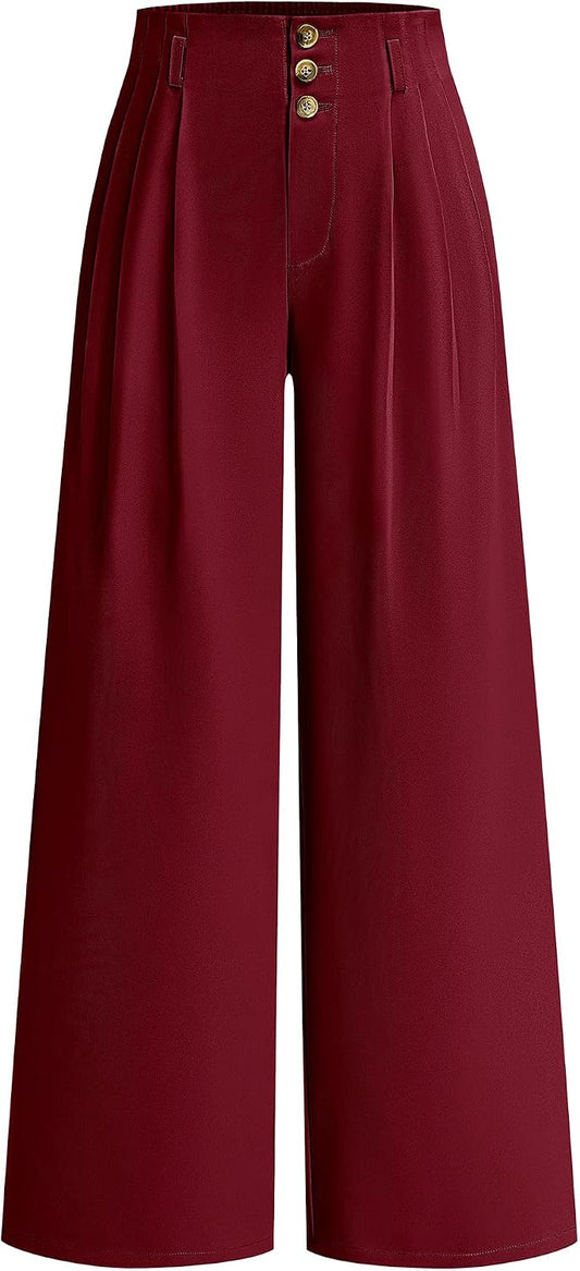 BTFBM Wide Leg Dress Pants Women Business Casual Outfits