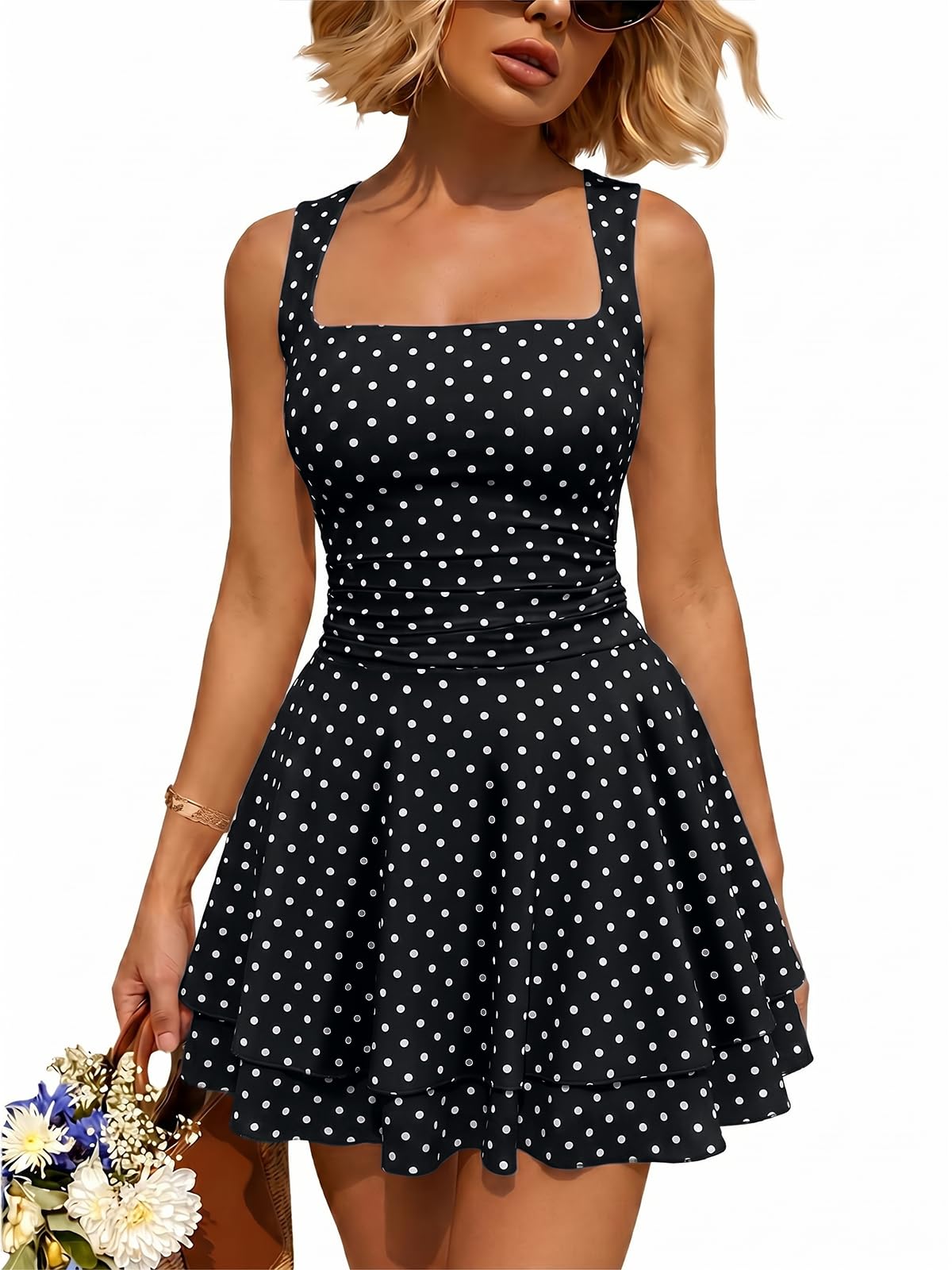 Trendy Queen Women Mini Summer Party Homecoming Beach Vacation Sun Dresses