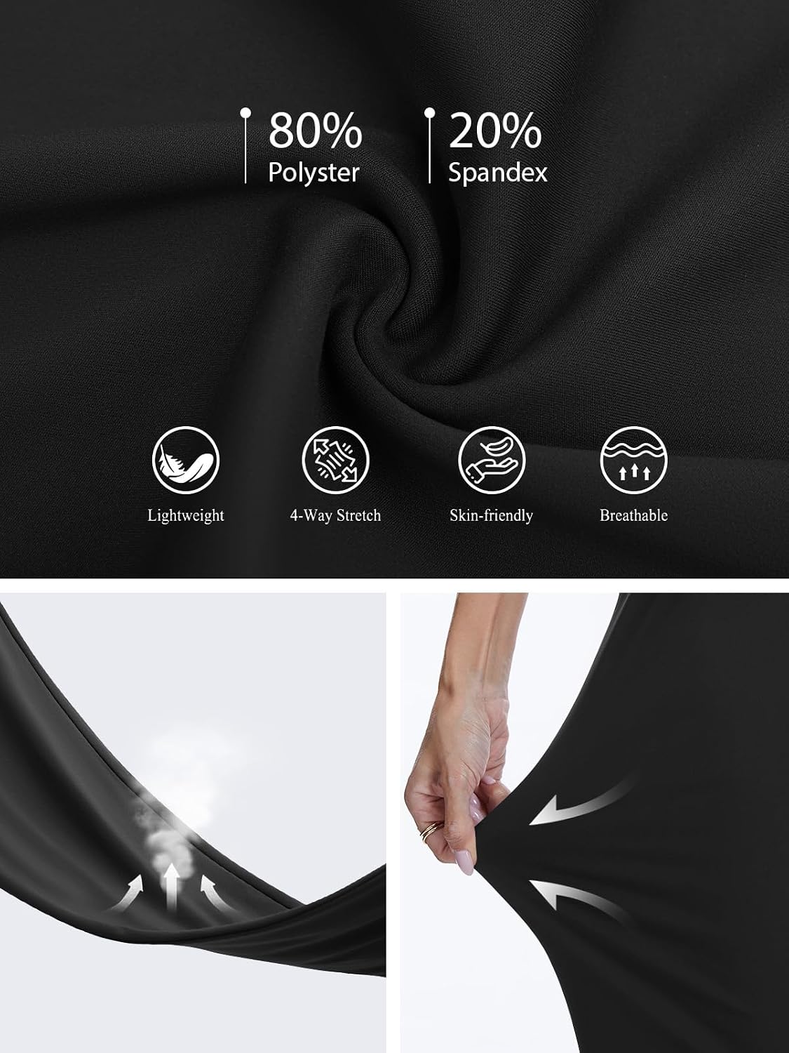 DLOODA Womens Dress Pants High Waisted Straight Leg Work Pants