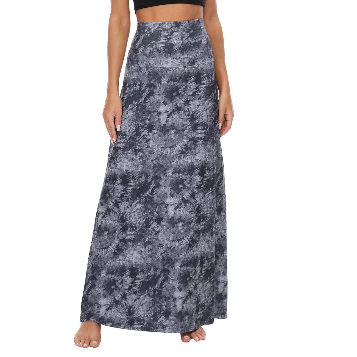 Zando Long Skirts for Women Tummy Control Boho Maxi Skirts