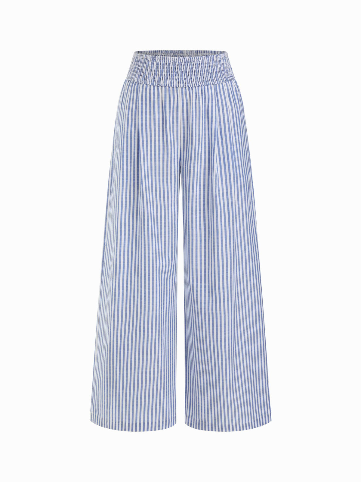 CIDER Palazzo Pants for Women Wide Leg Flowy Pants with Pockets Elastic Mid Waist Summer Beach Vacation Outfits Lightweight