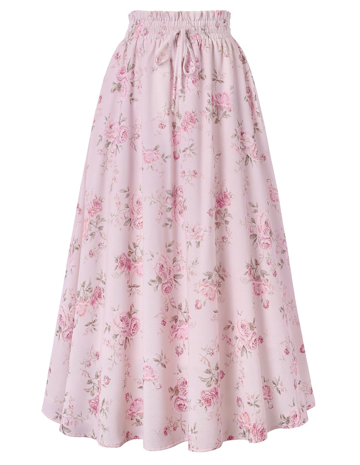 Scarlet Darkness Floral Maxi Skirts for Women Summer Victorian Long Skirt