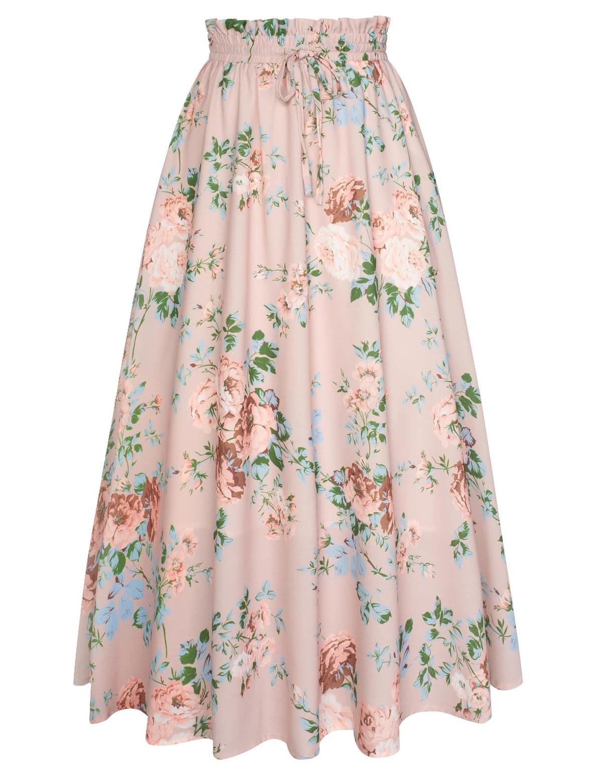 Scarlet Darkness Floral Maxi Skirts for Women Summer Victorian Long Skirt