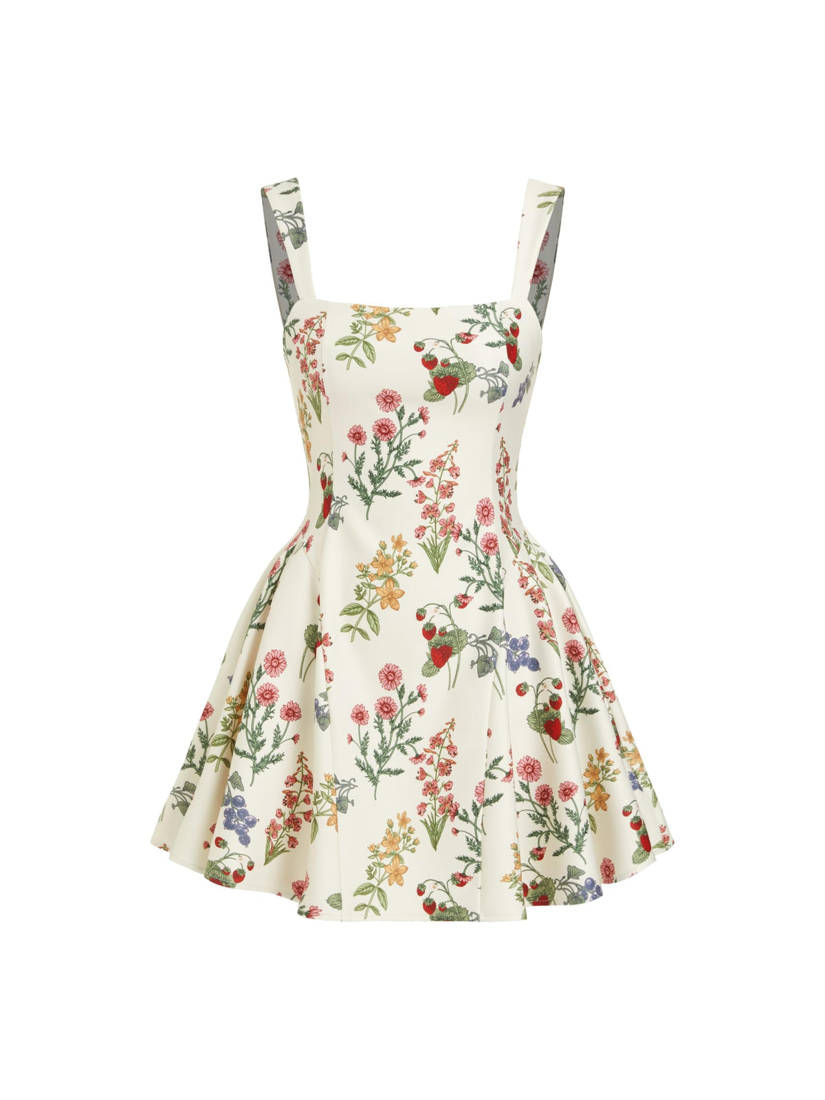CIDER Womens Polka Dot Going Out Dress Cute Summer Date Night Square Neck Sleeveless Mini Dress