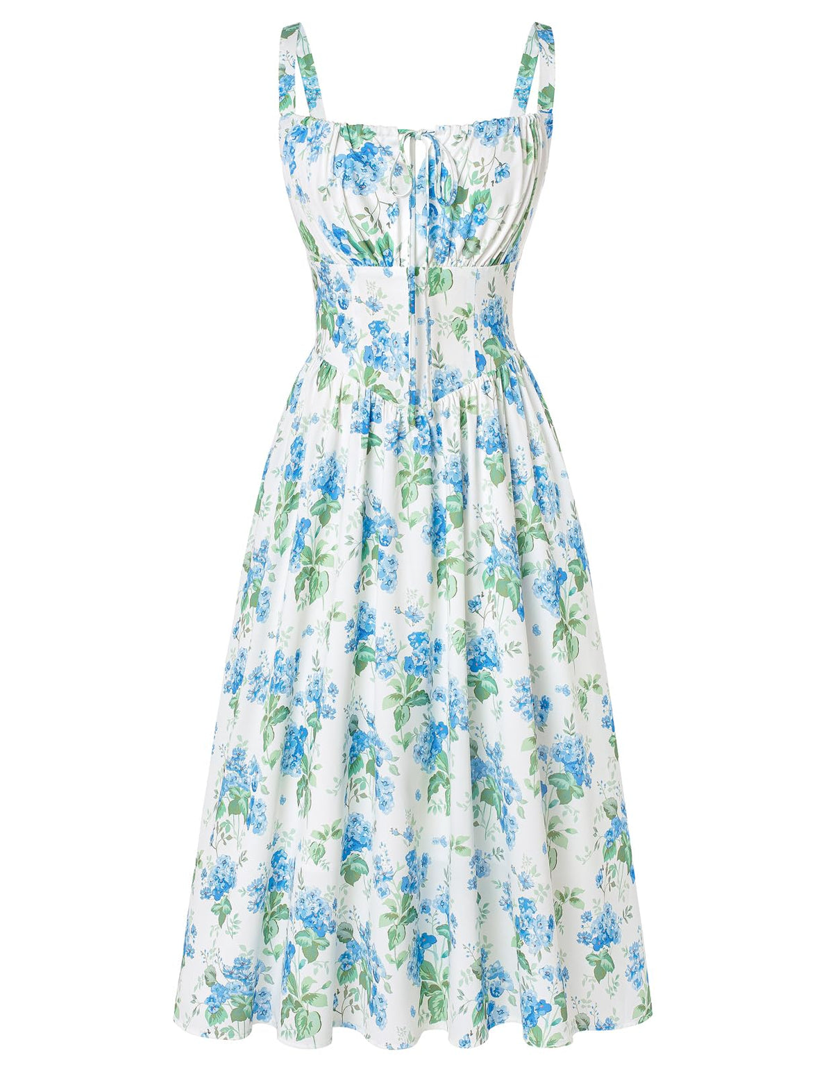 Scarlet Darkness Women's Floral Corset Dress with Pockets for Summer Spring