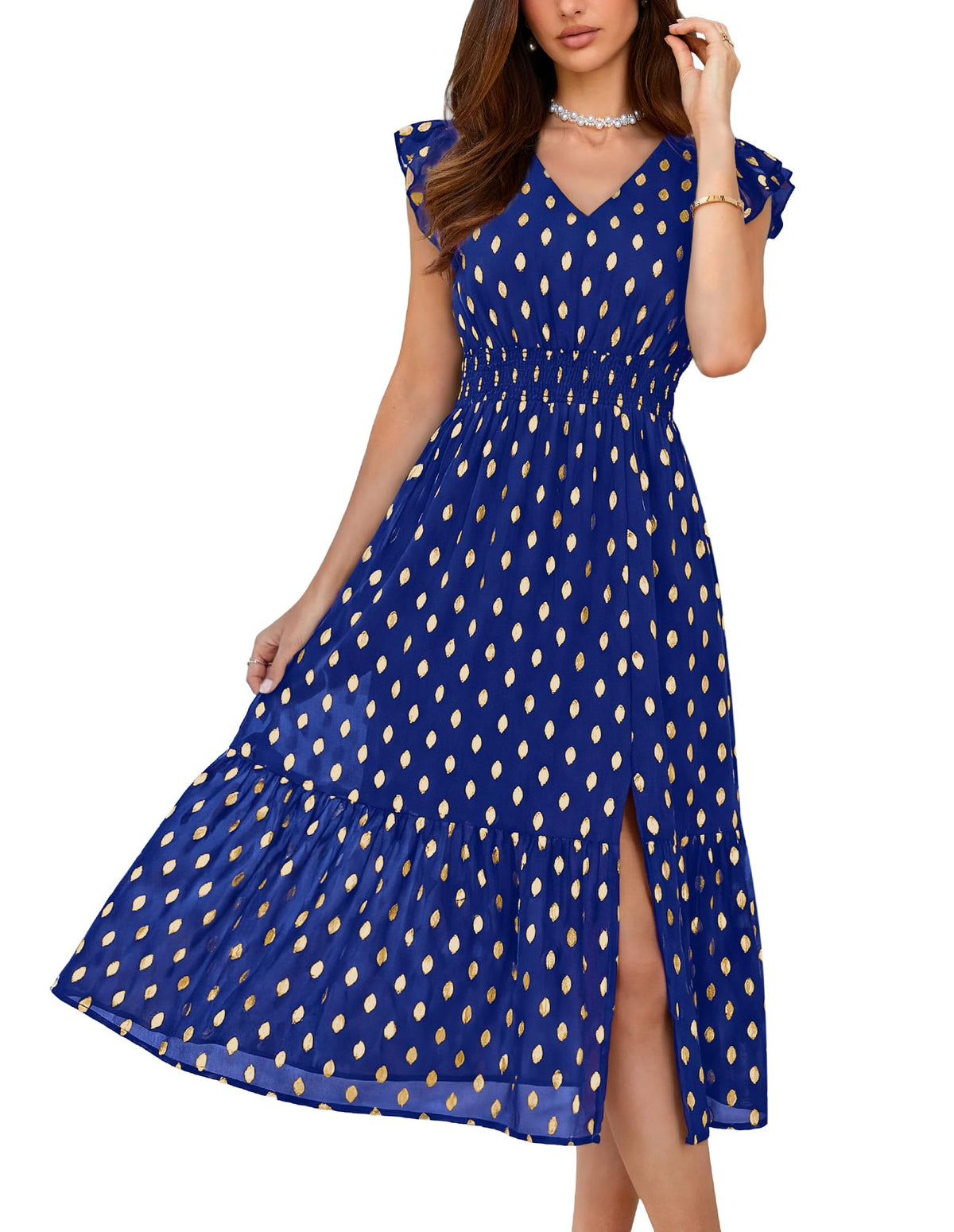 GRACE KARIN Womens Summer Wedding Guest Dresses Boho Beach Midi Sundress