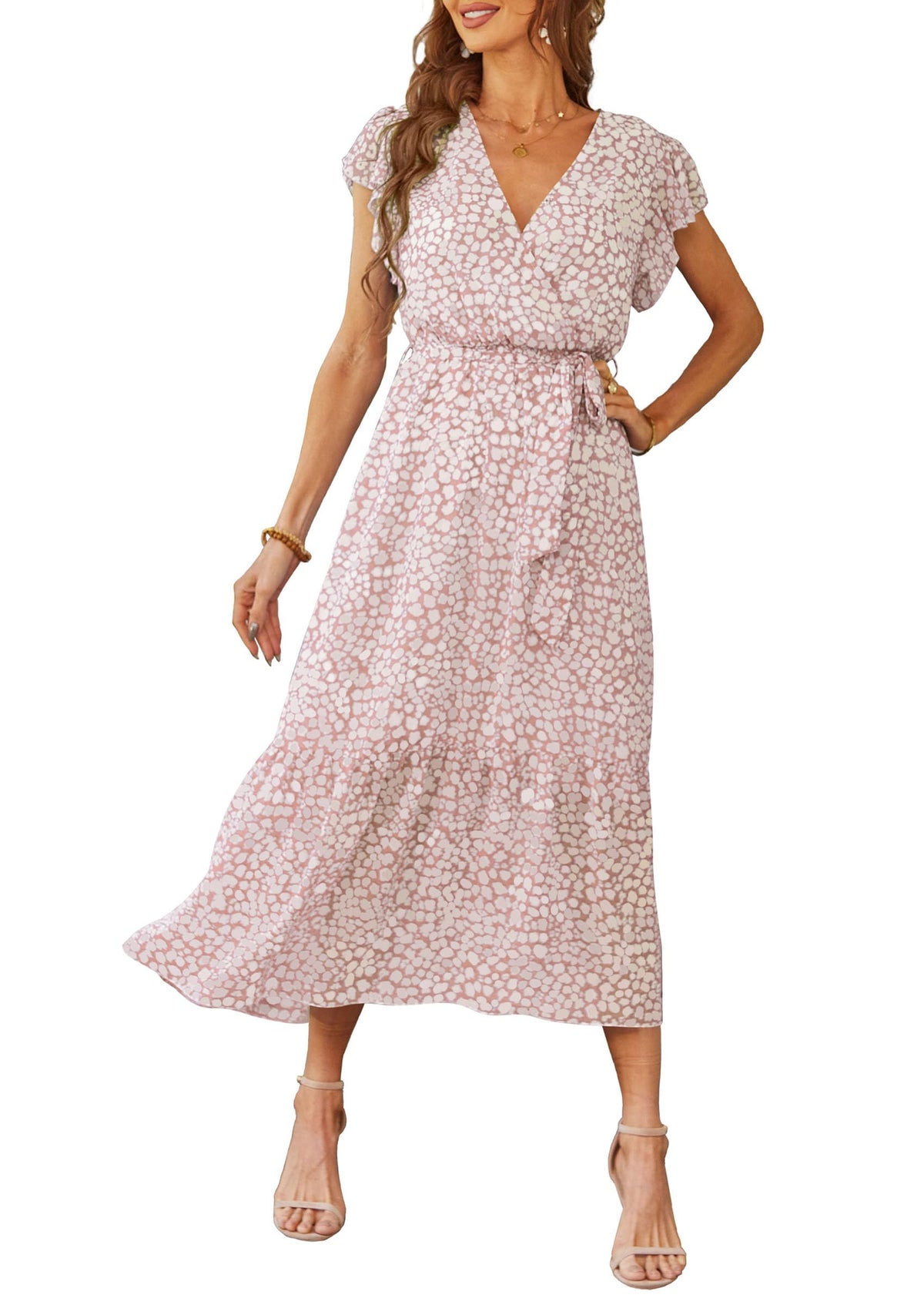 PRETTYGARDEN Women's Summer Floral Boho Maxi Dress