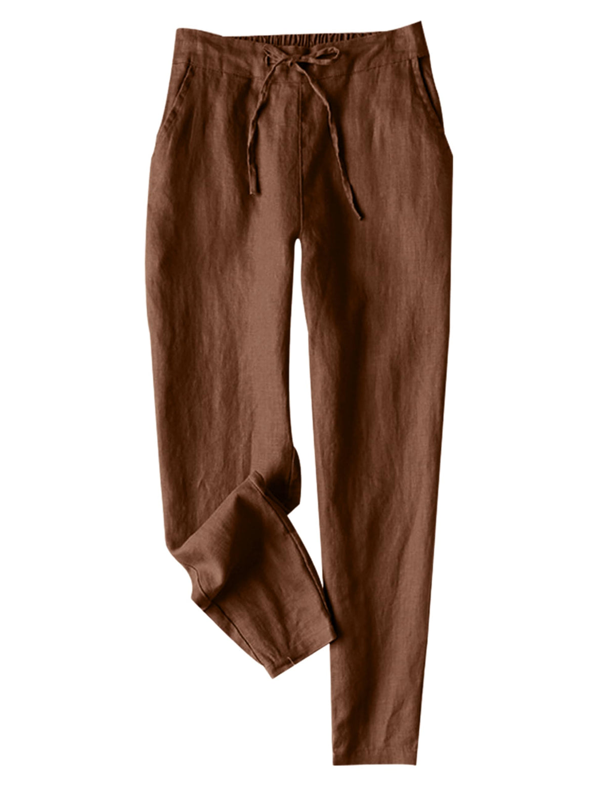 Tanming Cotton Linen Pants for Women Summer Casual Trousers