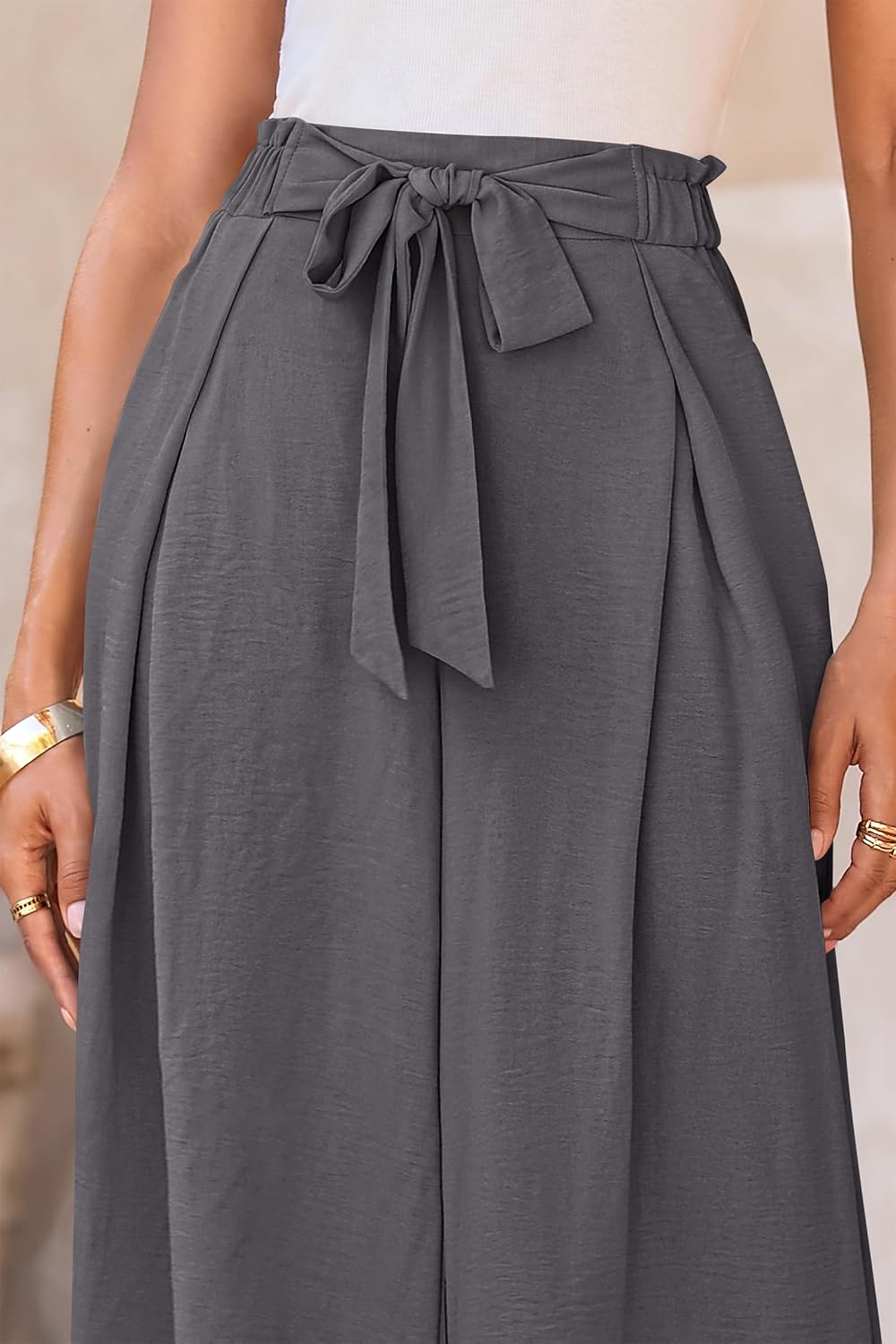 PRETTYGARDEN Women's Palazzo Wide Leg Work Dress Pants