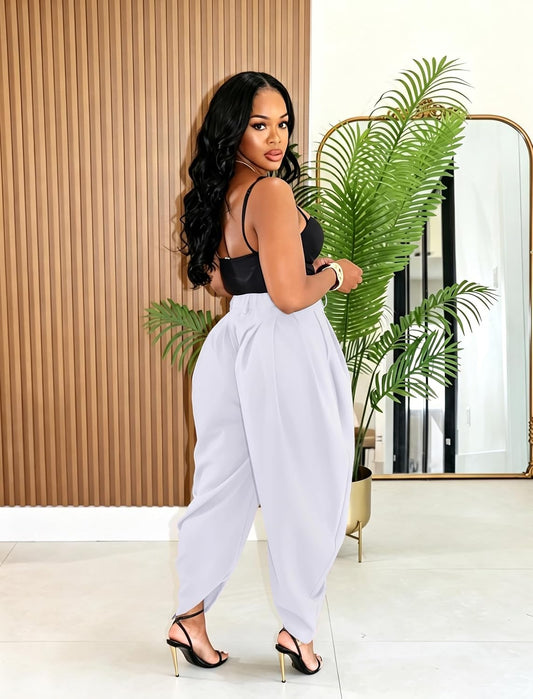 EDITCOZY Women Dress Pants Pleated Business Trouser Pant with Pockets