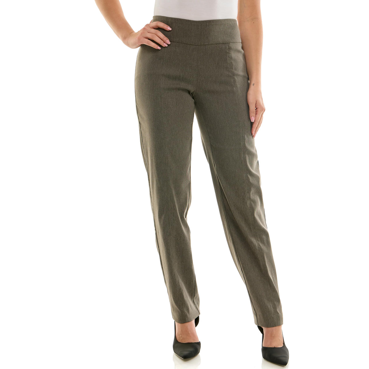Zac & Rachel Women's Pull On Slim Leg Pant with Millennium Fabric
