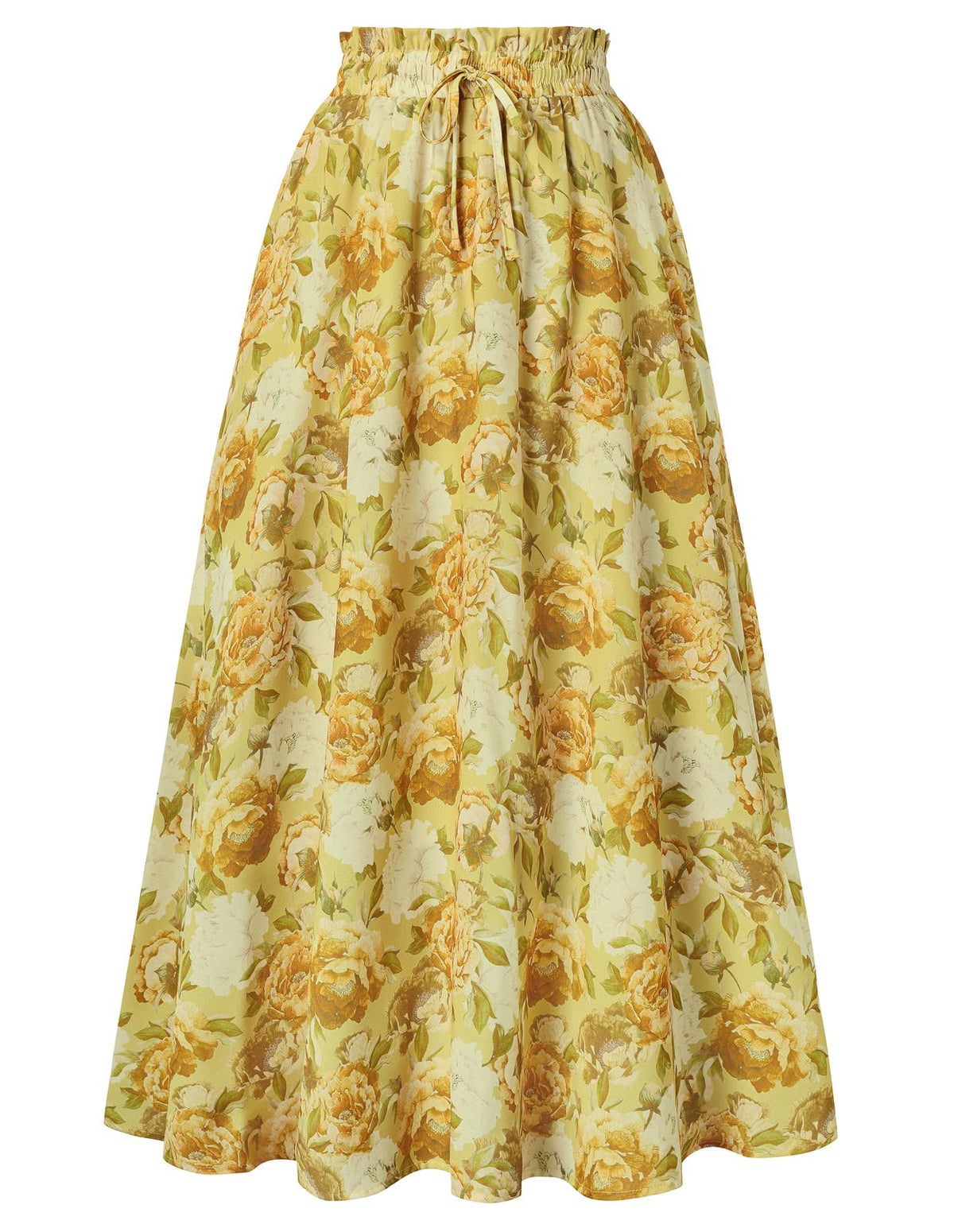 Scarlet Darkness Floral Maxi Skirts for Women Summer Victorian Long Skirt