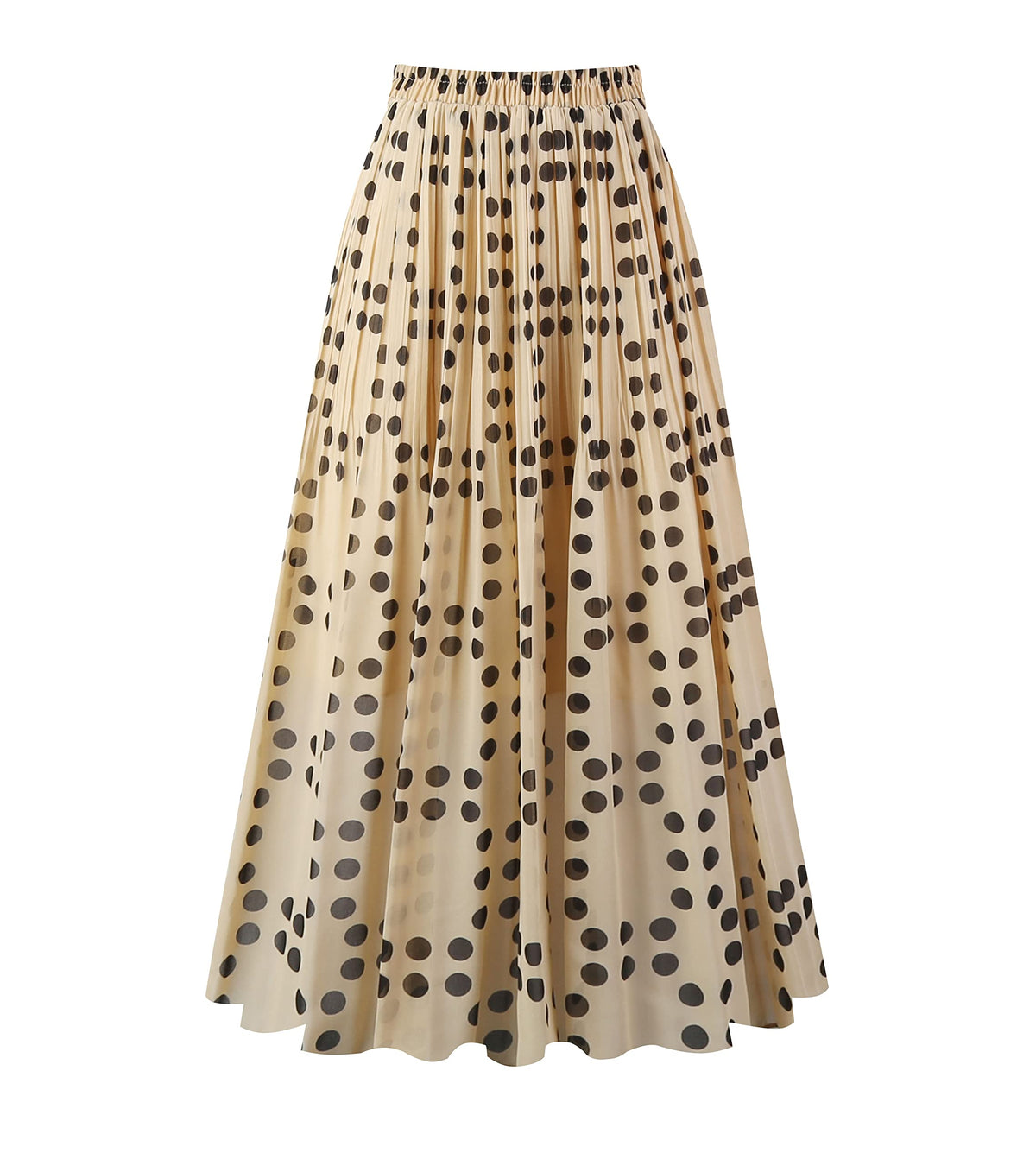 Kingfancy Women's Pleated Skirt A-Line Midi Skirts