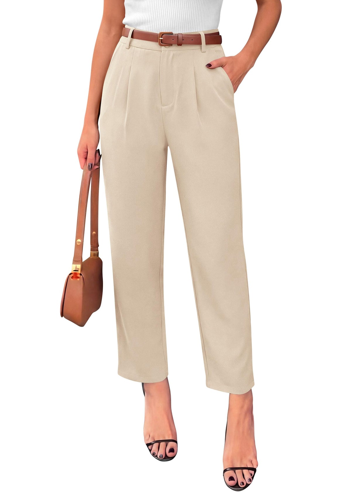 PRETTYGARDEN Womens Dress Pants Business Casual Outfits