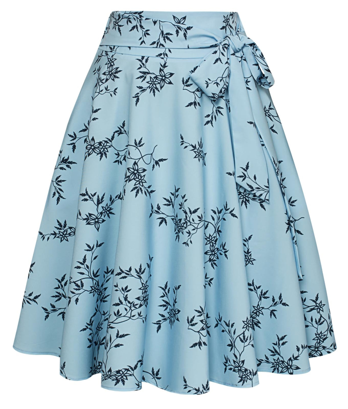 Belle Poque Women High Waisted A Line Skirt with Pockets
