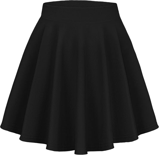 Skirts for Women Summer Pleated Mini Casual Flowy High Waisted Short Skirt