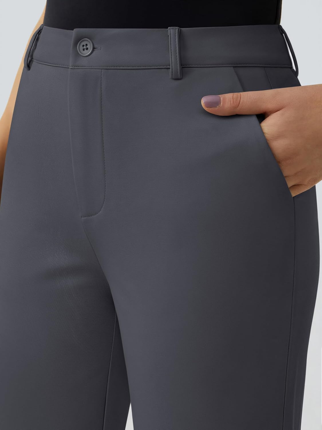 NIMIN Womens Stretchy Wide Leg Dress Work Pants Business Casual Slacks