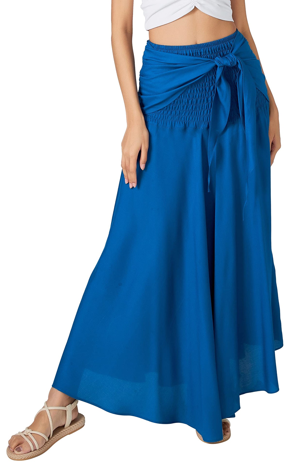 Joob Joob Long Boho Skirts for Women - Bohemian Hippie Maxi Summer Skirt