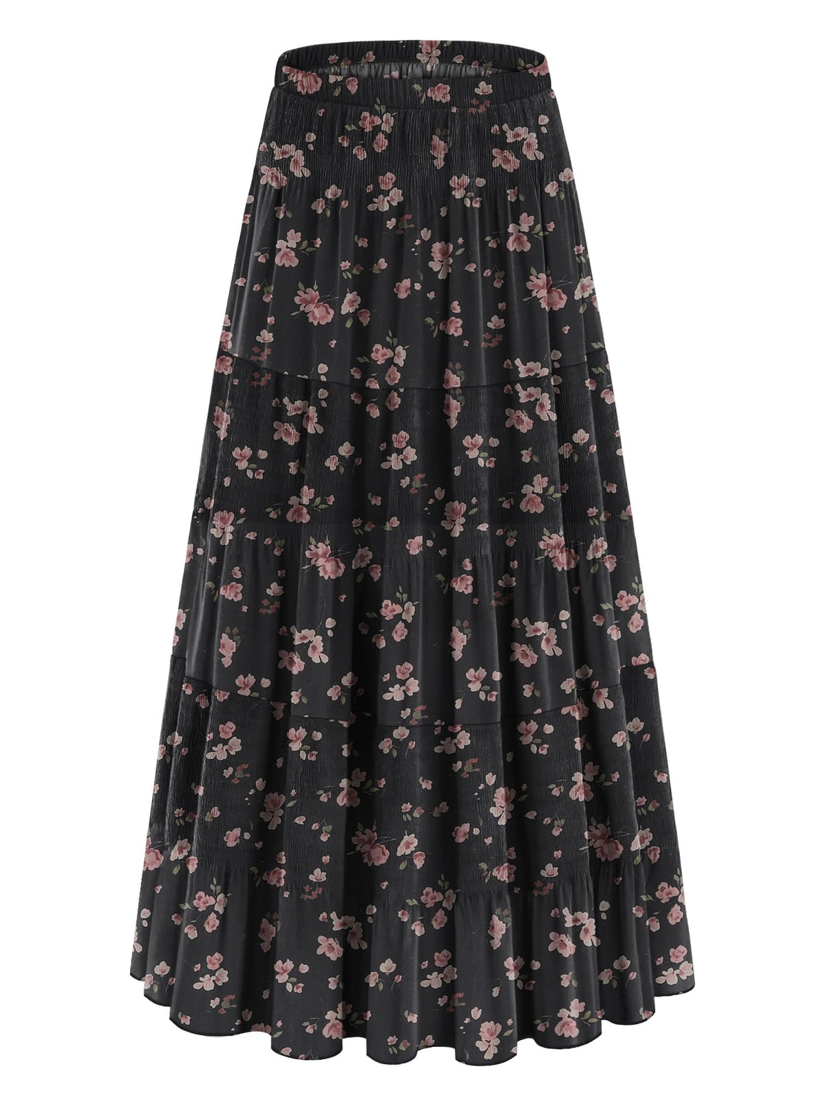 onlypuff Maxi Skirt Women Western Midi Chiffon Flowy Boho Fall Outfits