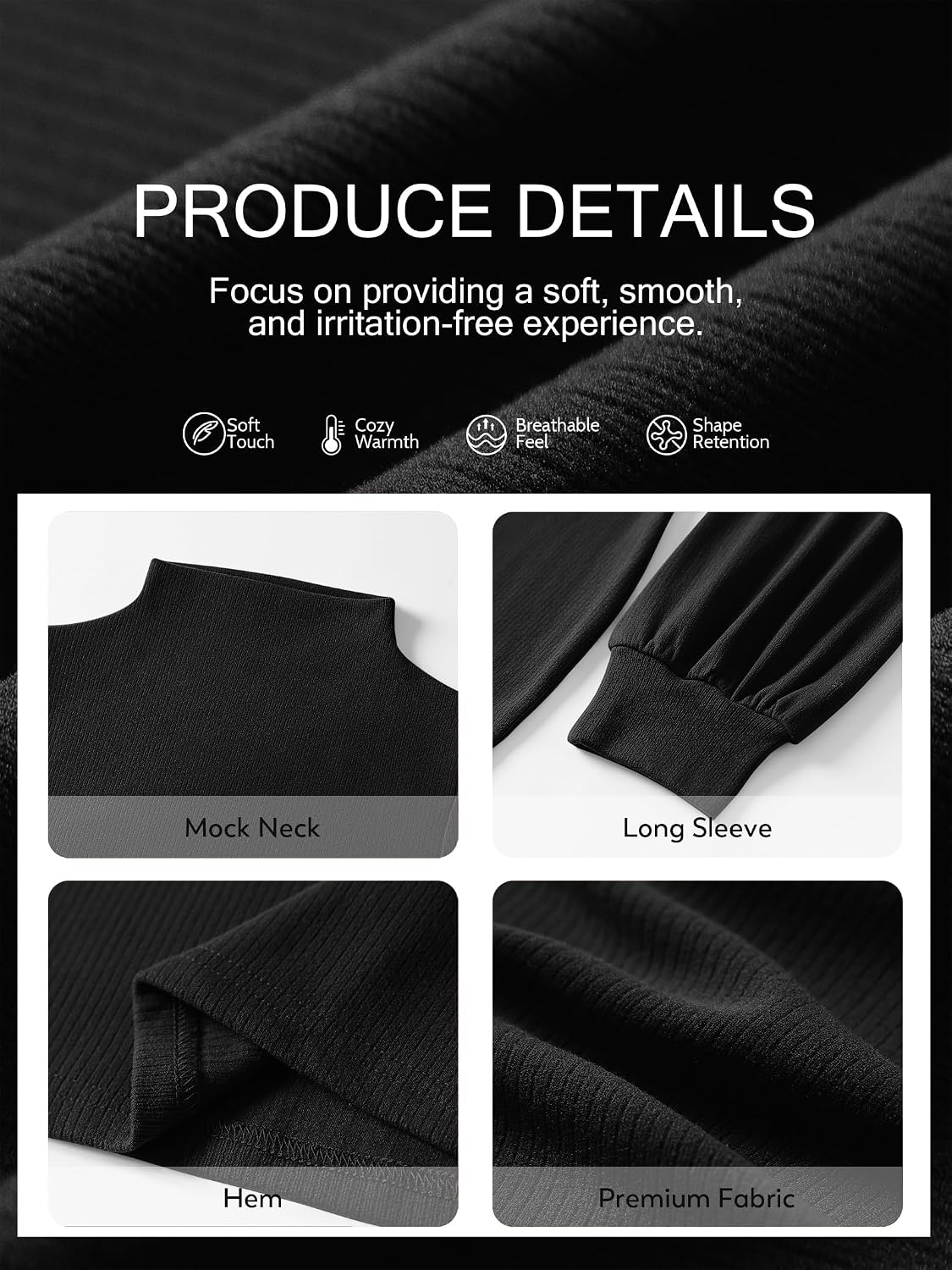 ANRABESS Fall Dresses for Women Puff Long Sleeve Mini Sweater Dress Bodycon