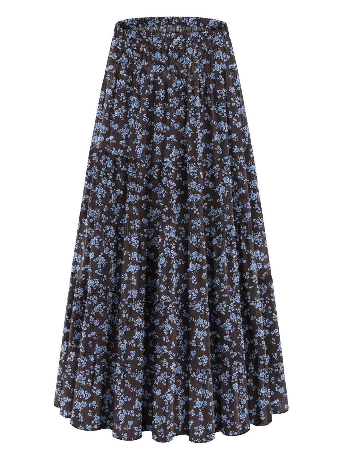 onlypuff Maxi Skirt Women Western Midi Chiffon Flowy Boho Fall Outfits