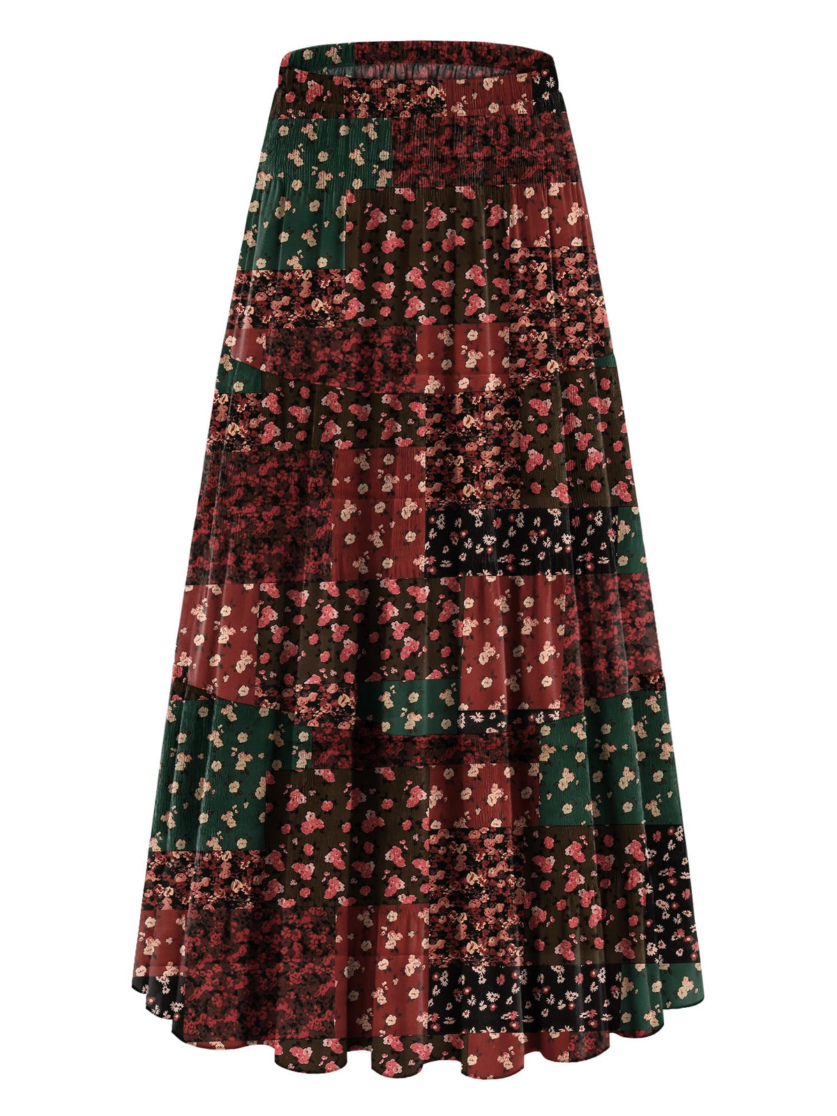 onlypuff Maxi Skirt Women Western Midi Chiffon Flowy Boho Fall Outfits