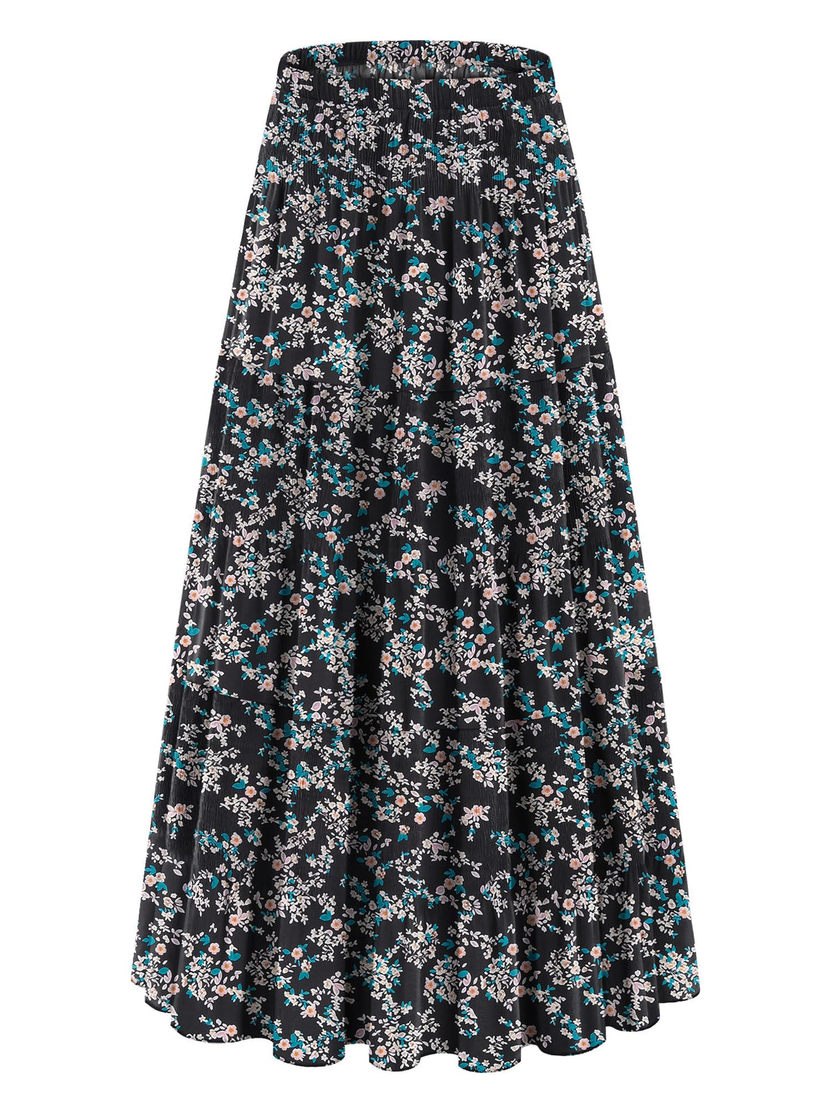 onlypuff Maxi Skirt Women Western Midi Chiffon Flowy Boho Fall Outfits