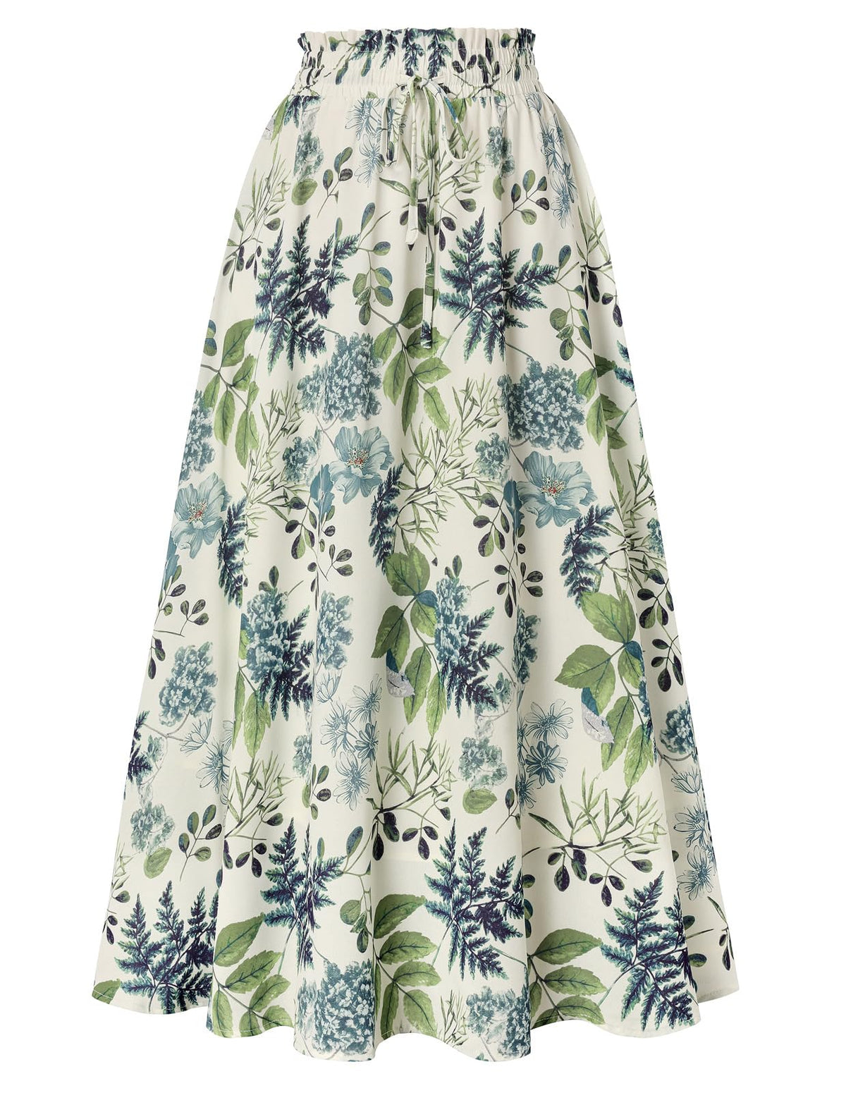Scarlet Darkness Floral Maxi Skirts for Women Summer Victorian Long Skirt
