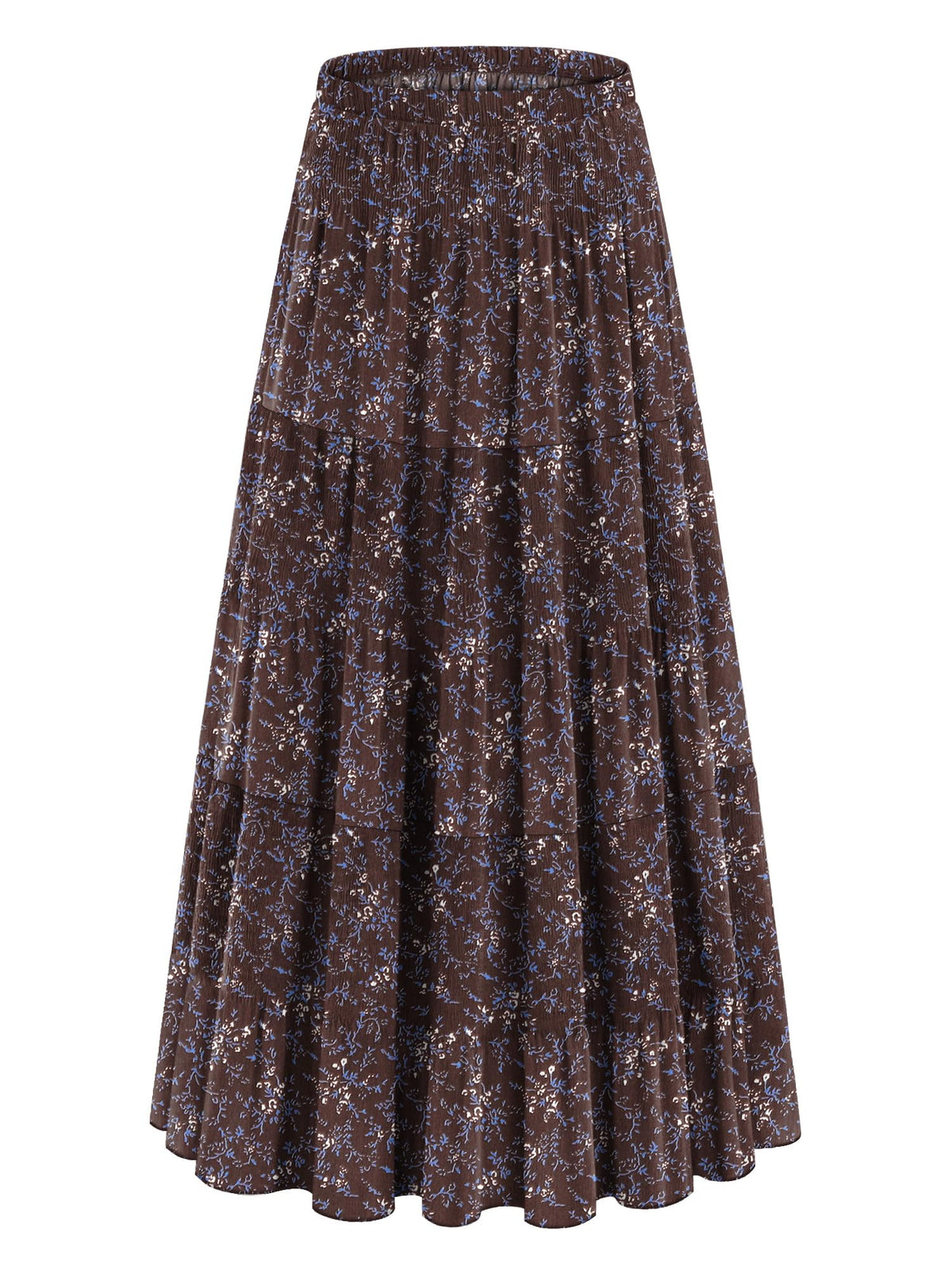 onlypuff Maxi Skirt Women Western Midi Chiffon Flowy Boho Fall Outfits