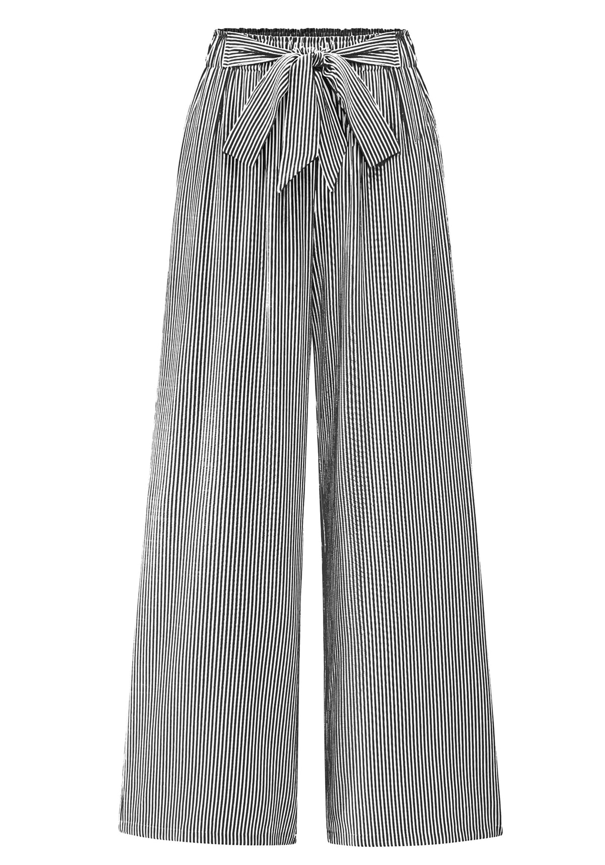 BTFBM Striped Palazzo Pants for Women Casual Summer 2026