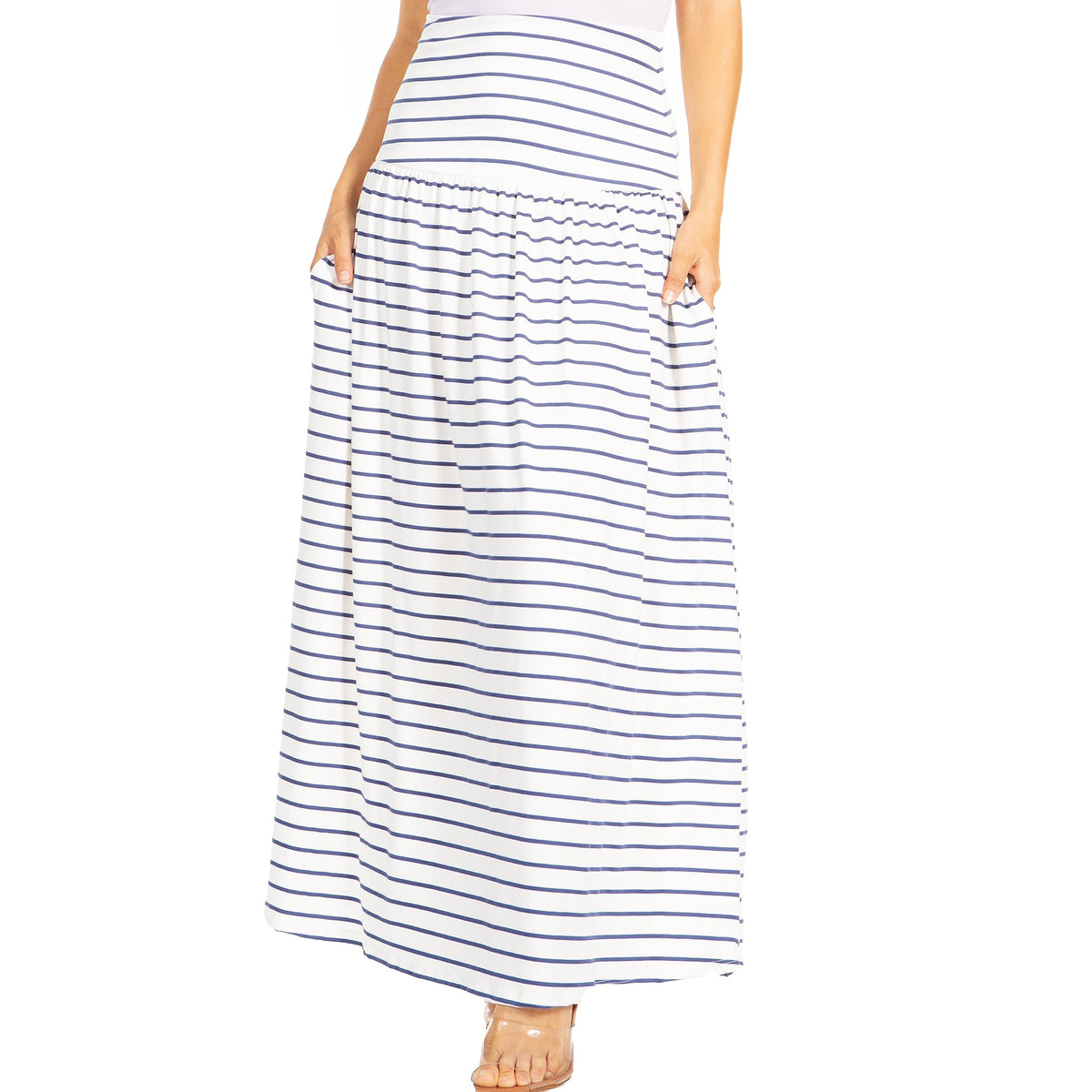 Simlu Maxi Skirts for Women Ankle Length Skirt Casual Long Skirt High Waisted Maxi Skirt Reg and Plus Size Skirt Long Skirt
