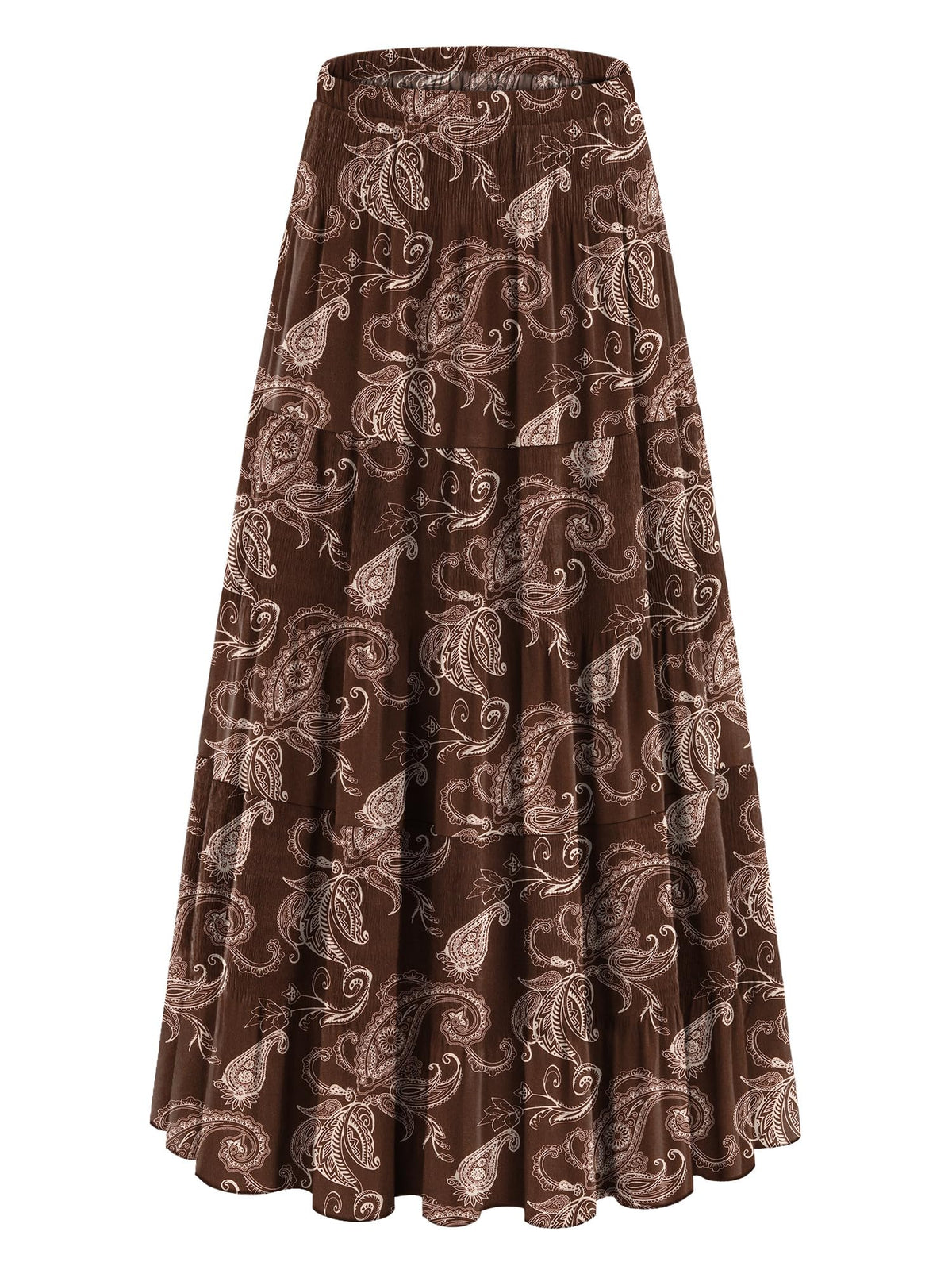 onlypuff Maxi Skirt Women Western Midi Chiffon Flowy Boho Fall Outfits