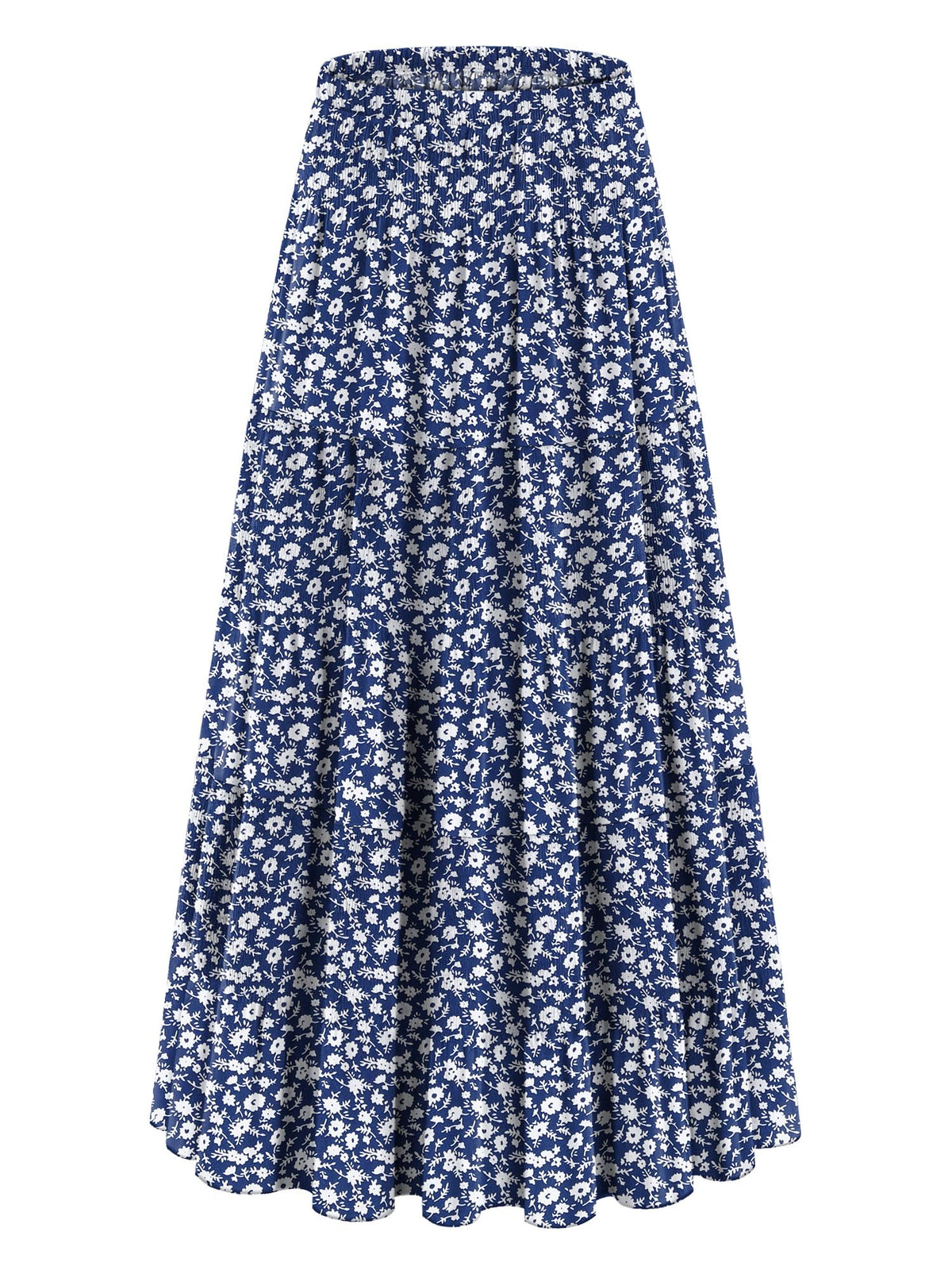 onlypuff Maxi Skirt Women Western Midi Chiffon Flowy Boho Fall Outfits