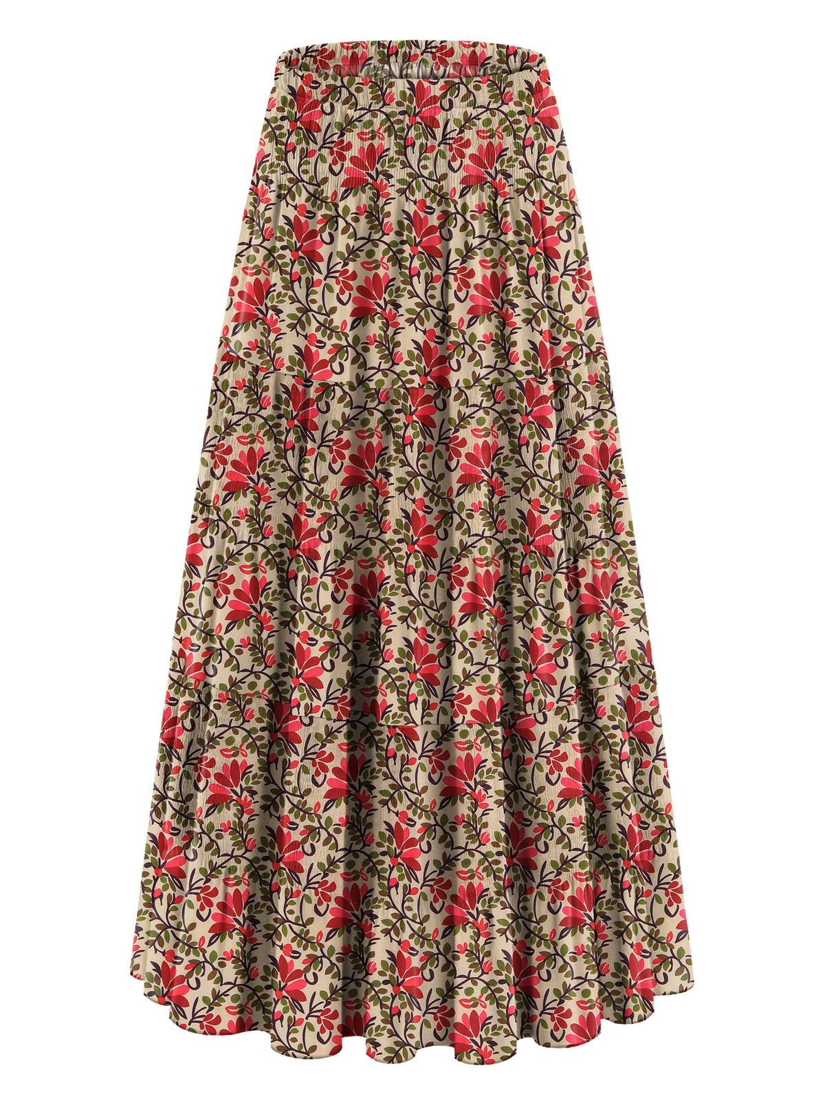 onlypuff Maxi Skirt Women Western Midi Chiffon Flowy Boho Fall Outfits