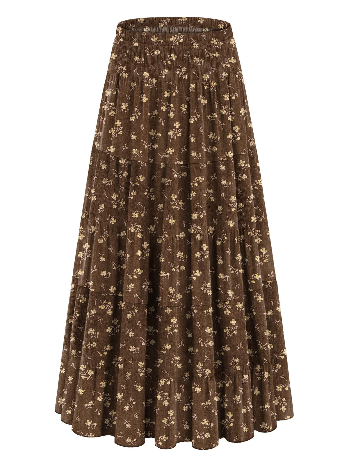 onlypuff Maxi Skirt Women Western Midi Chiffon Flowy Boho Fall Outfits